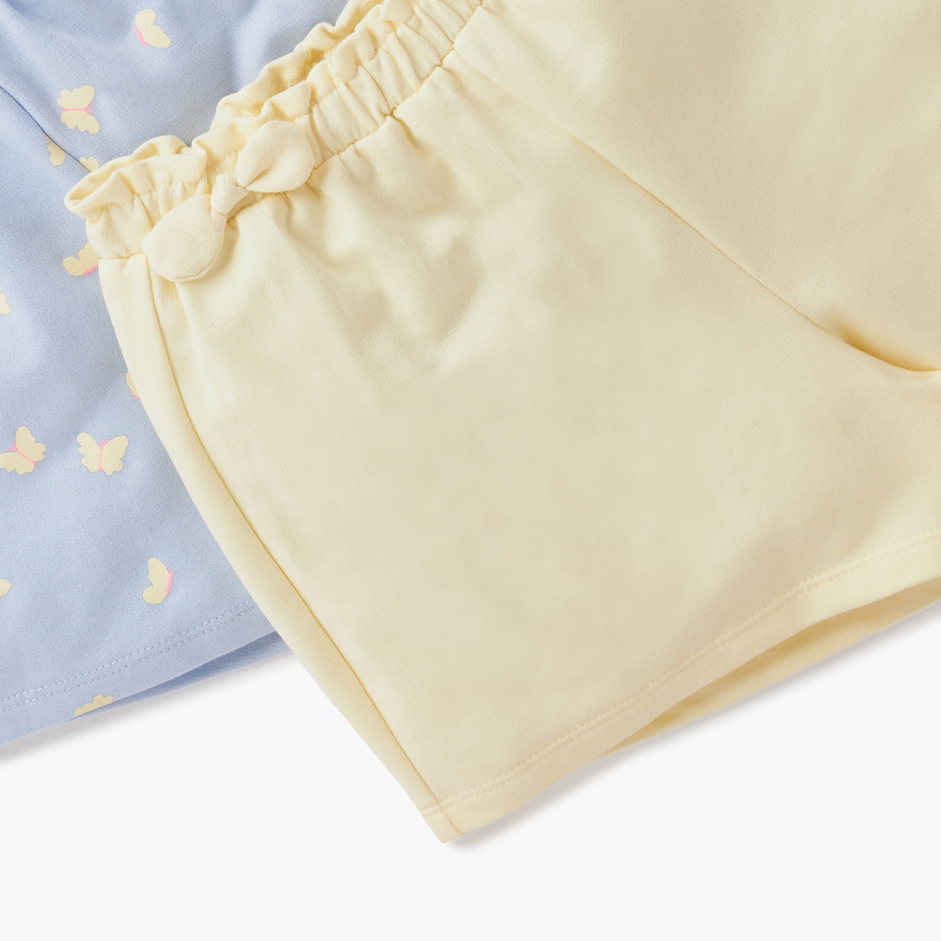 Juniors Assorted Shorts with Elasticated Waistband and Bow Detail - Set of 2-baby-boys-clothing-bottoms-shorts-image-5
