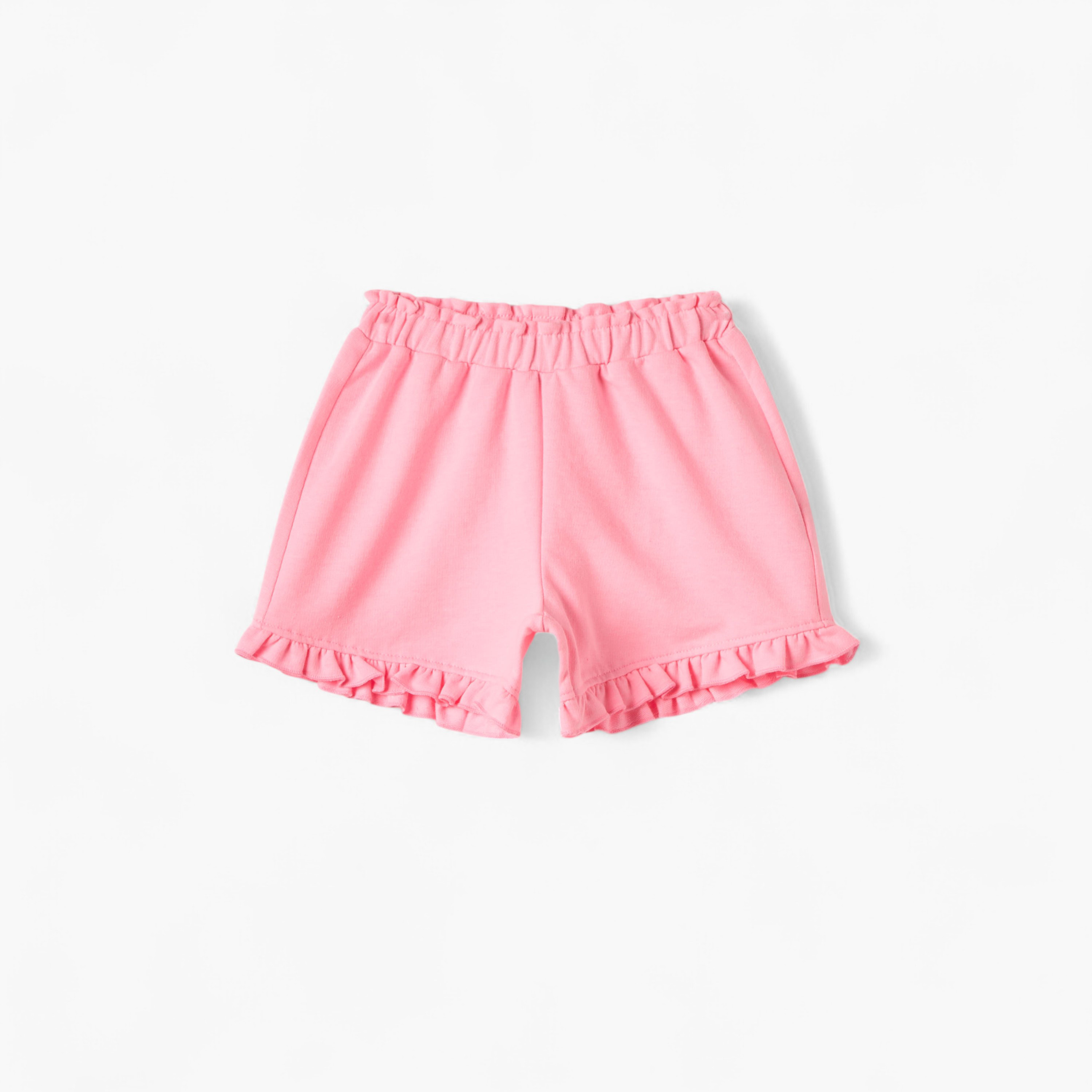شورت سادة بحافة بكشكش من جونيورز-baby-girls-clothing-bottoms-shorts-image-4