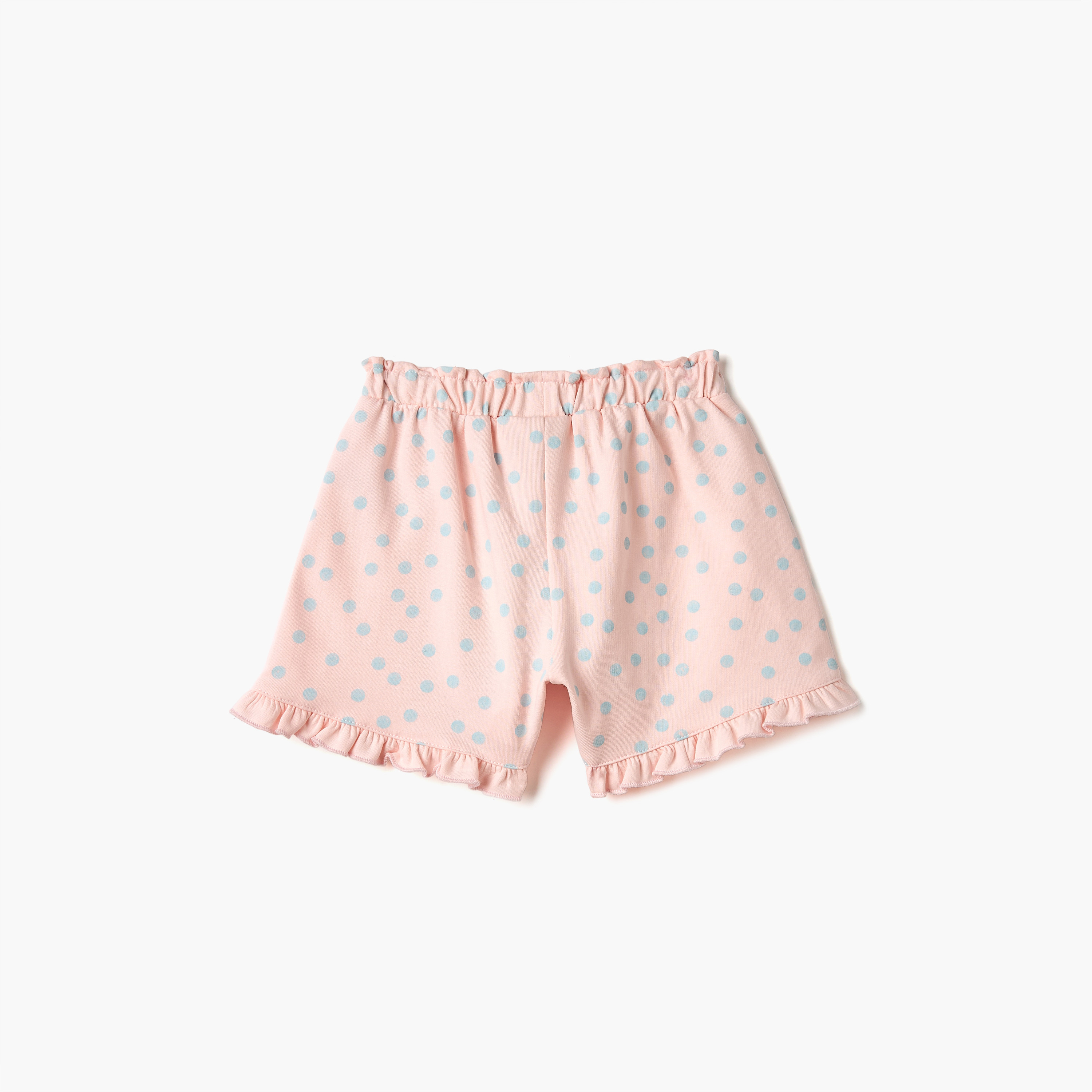 Juniors Butterfly Print Shorts with Ruffle and Drawstring Closure-baby-girls-clothing-bottoms-shorts-image-2