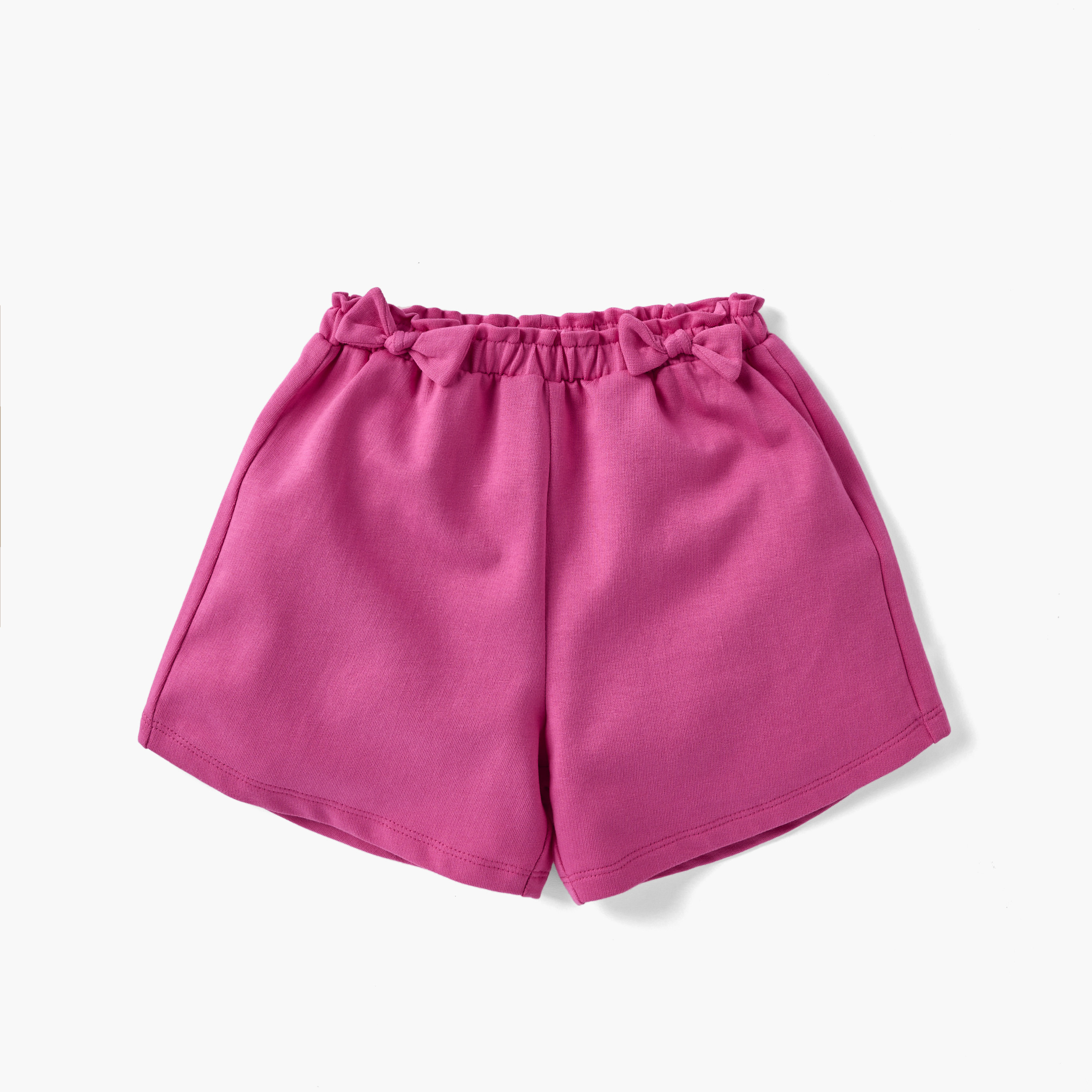 Assorted Shorts with Bow Detail and Elasticated Waist - Set of 2-baby-girls-clothing-bottoms-shorts-image-2