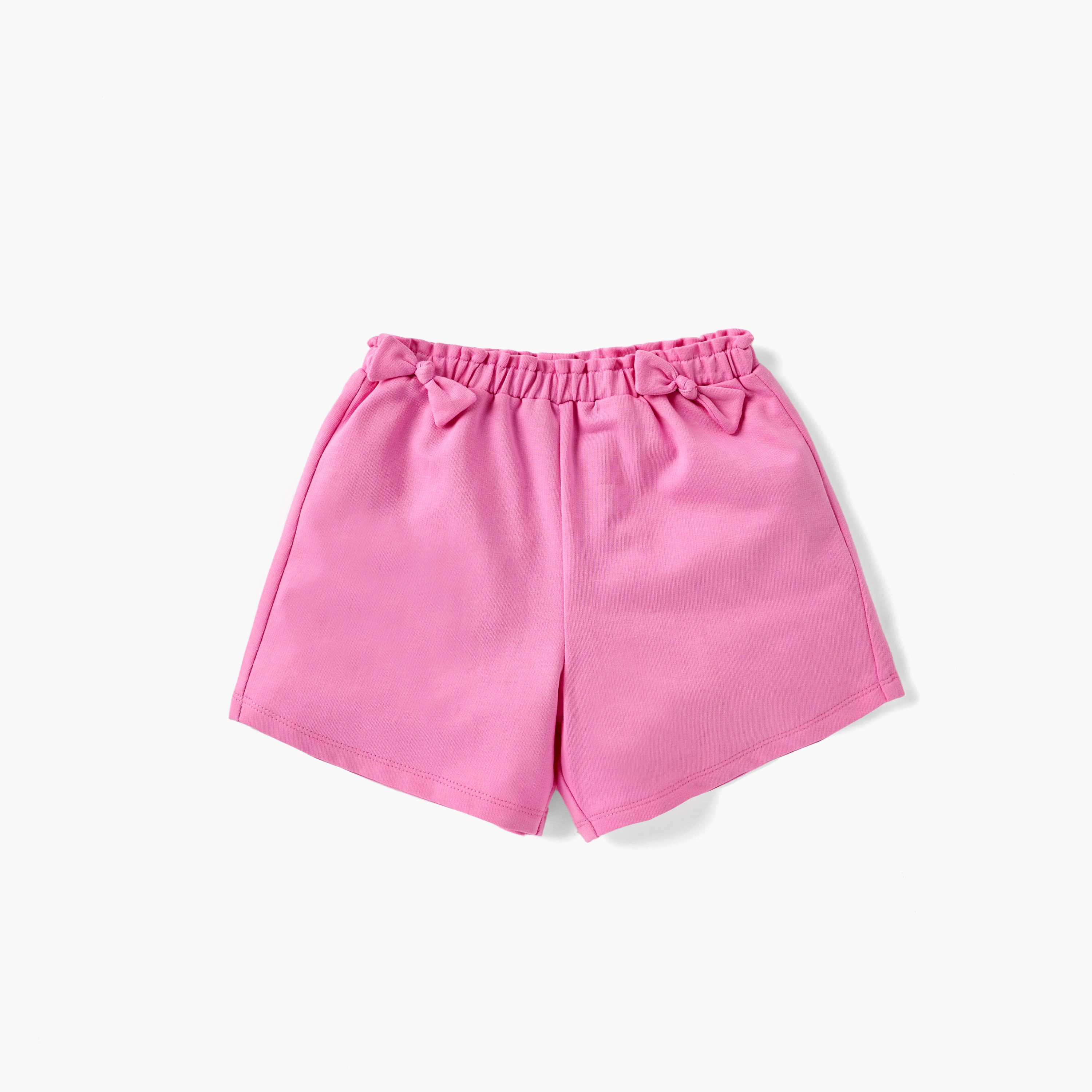 Juniors Assorted Shorts with Bow Detail and Elasticated Waist - Set of 2-baby-girls-clothing-bottoms-shorts-image-2