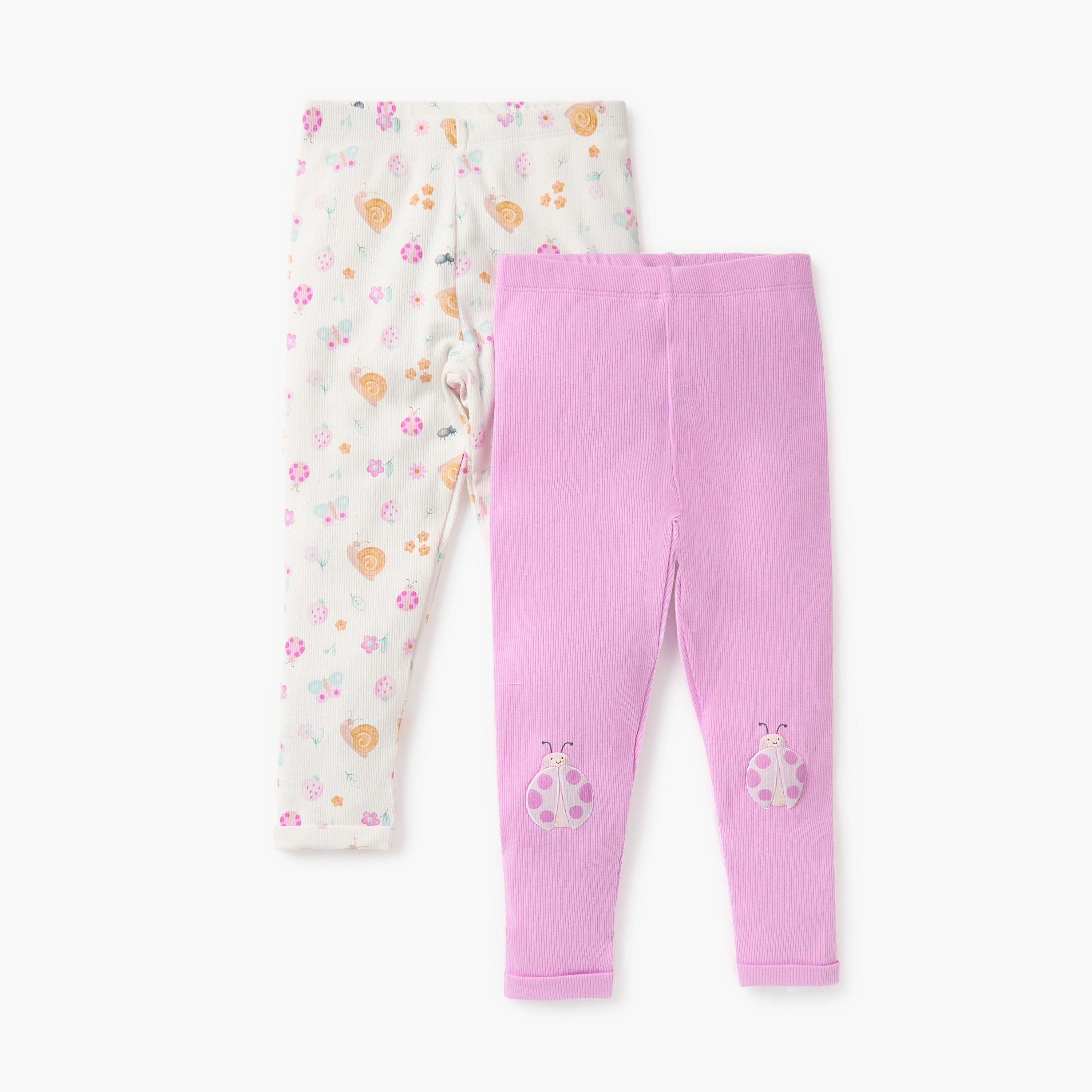 Juniors Animal Print Leggings - Set of 2-baby-girls-clothing-bottoms-leggings-image-1