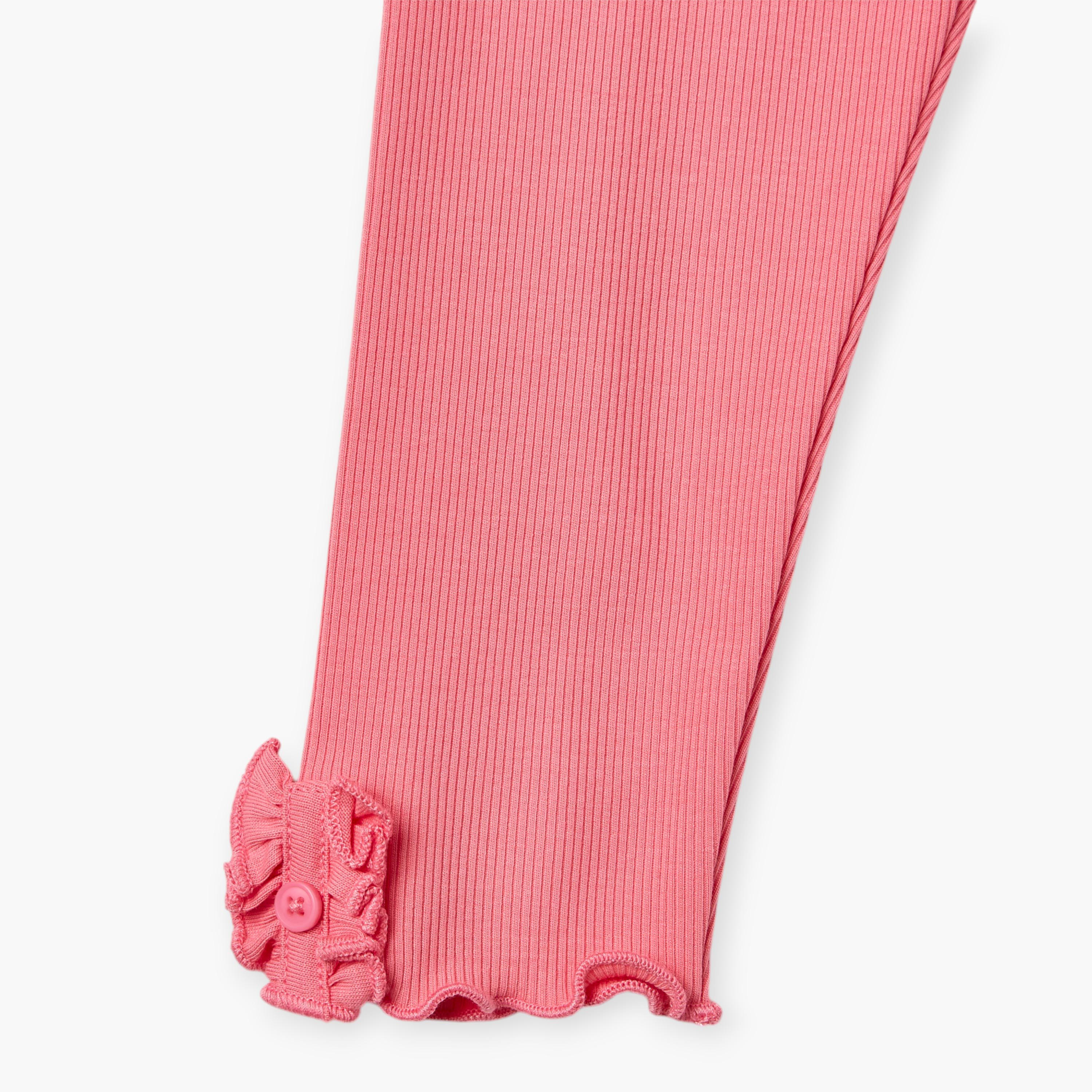 بنطلون ليقنز مضلع بخصر مطاطي من جونيورز-baby-girls-clothing-bottoms-leggings-image-4