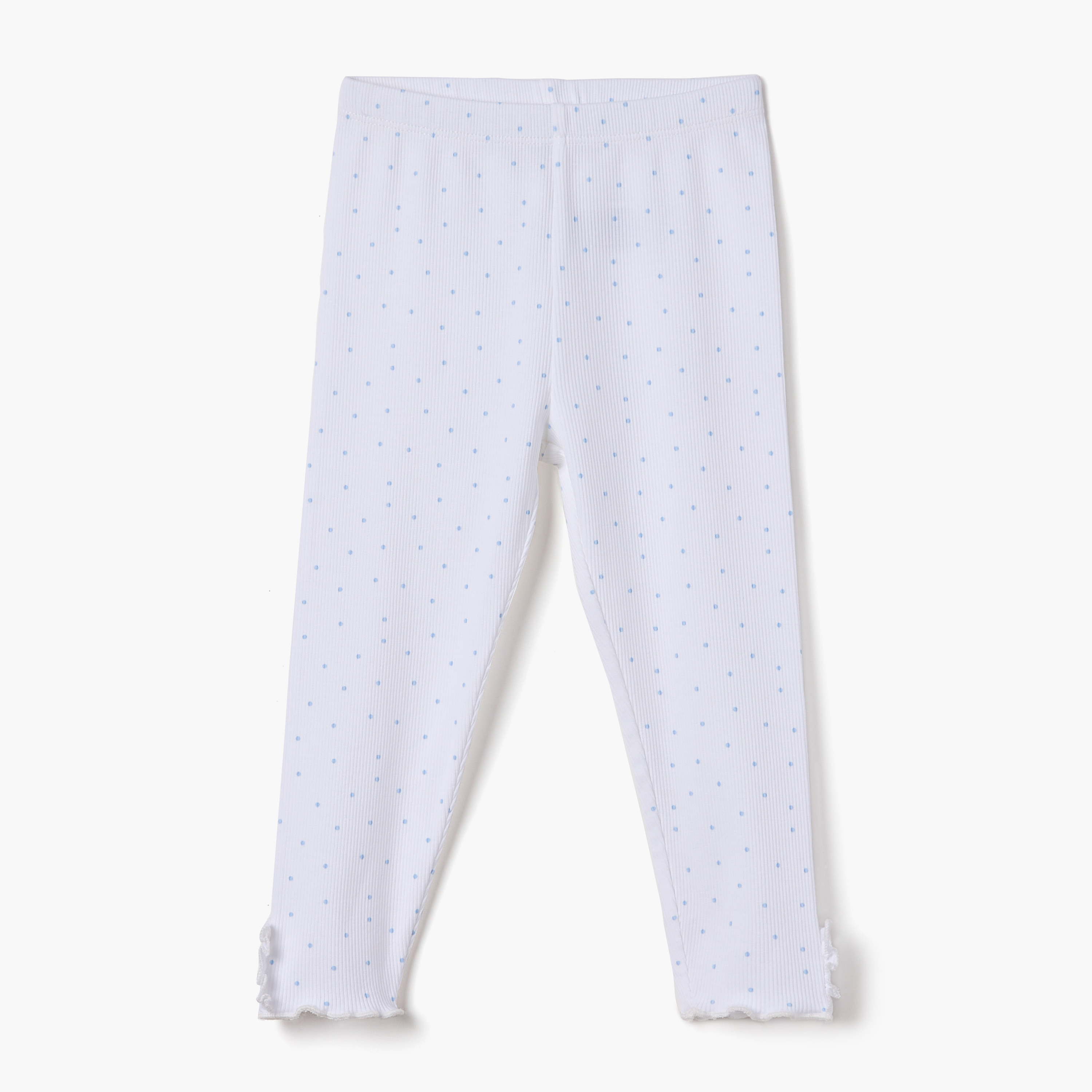 Juniors Polka Dot Print Leggings-baby-girls-clothing-bottoms-leggings-image-1