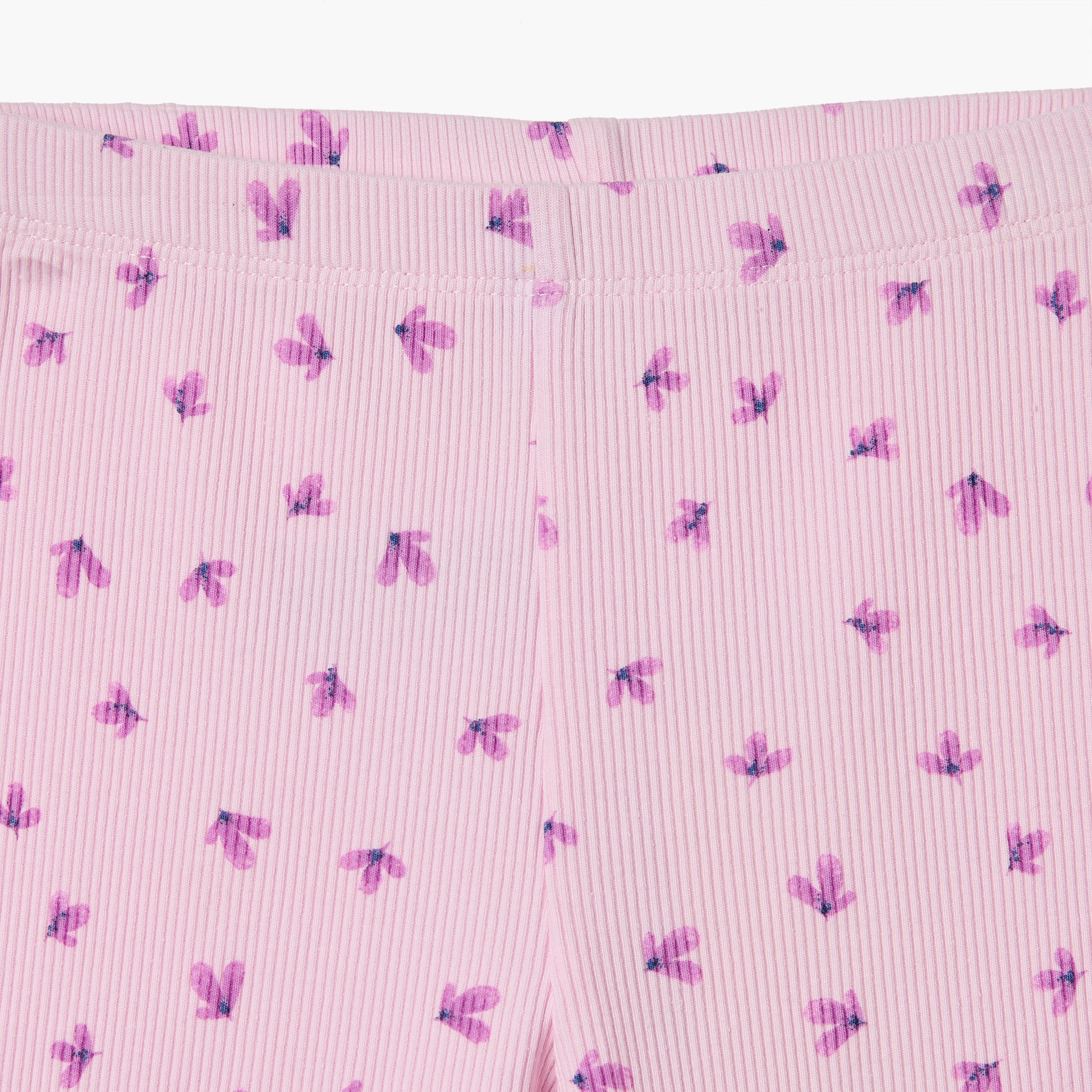 Juniors Flower Print Leggings-baby-girls-clothing-bottoms-leggings-image-3