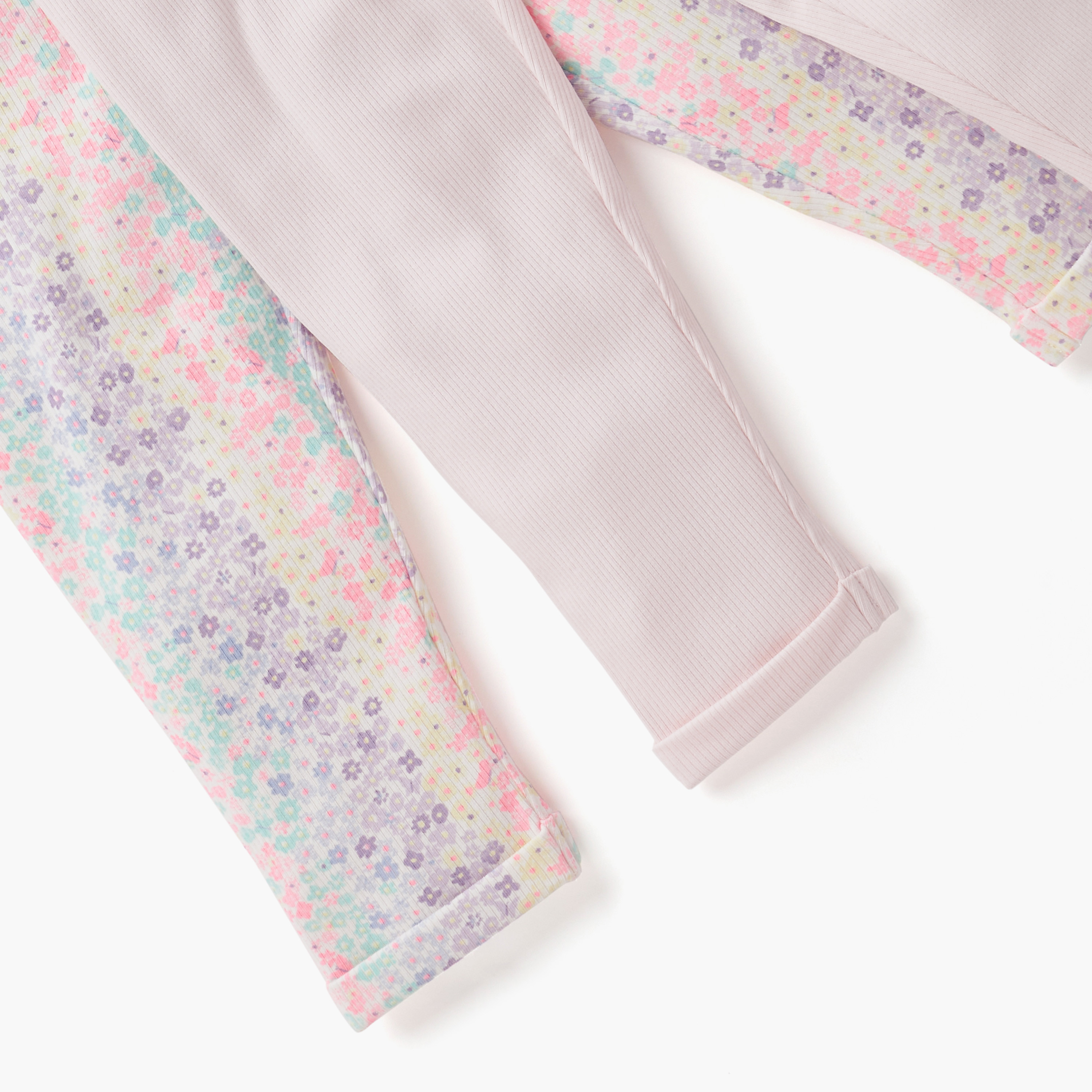 Juniors Assorted Leggings with Elasticated Waistband - Set of 2-baby-girls-clothing-bottoms-leggings-image-5