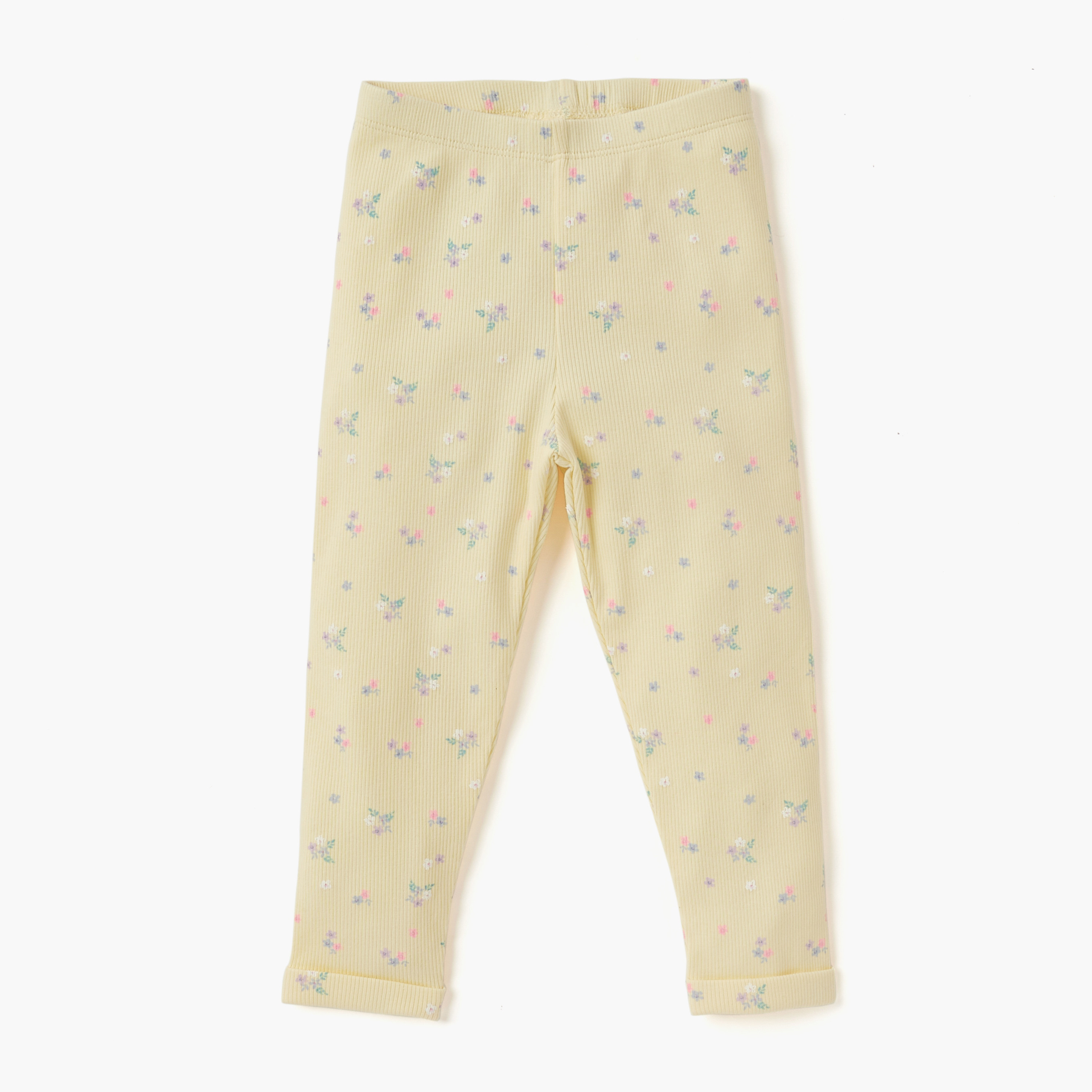 Juniors Assorted Leggings with Elasticated Waistband - Set of 2-baby-girls-clothing-bottoms-leggings-image-2