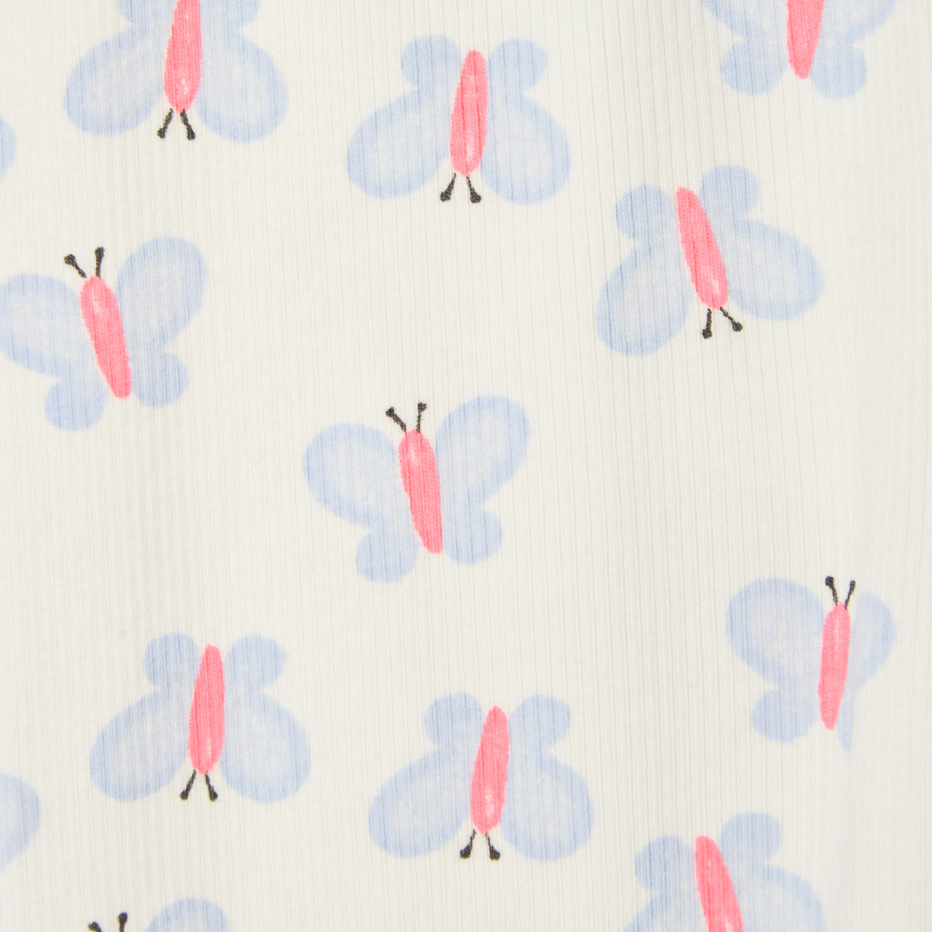 Juniors Butterfly Print Ribbed Leggings with Lettuce Hem-baby-girls-clothing-bottoms-leggings-image-4