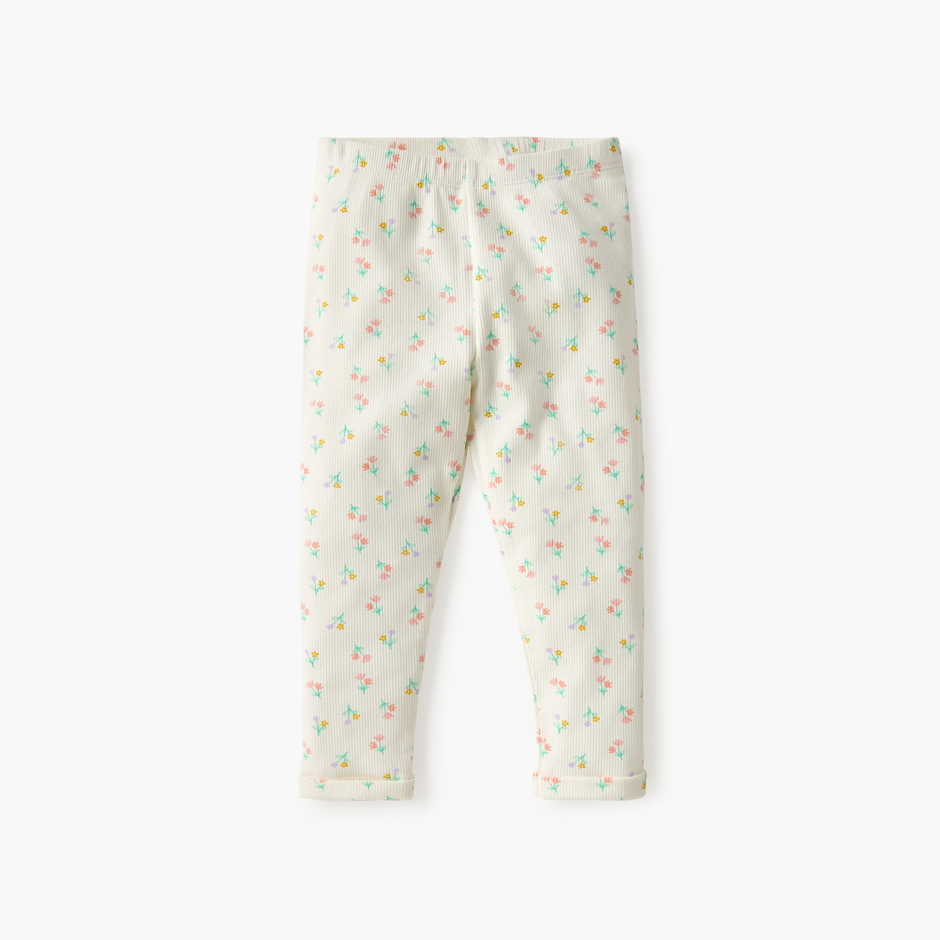 Juniors Printed Leggings with Elasticated Waistband - Set of 2-baby-girls-clothing-bottoms-leggings-image-3
