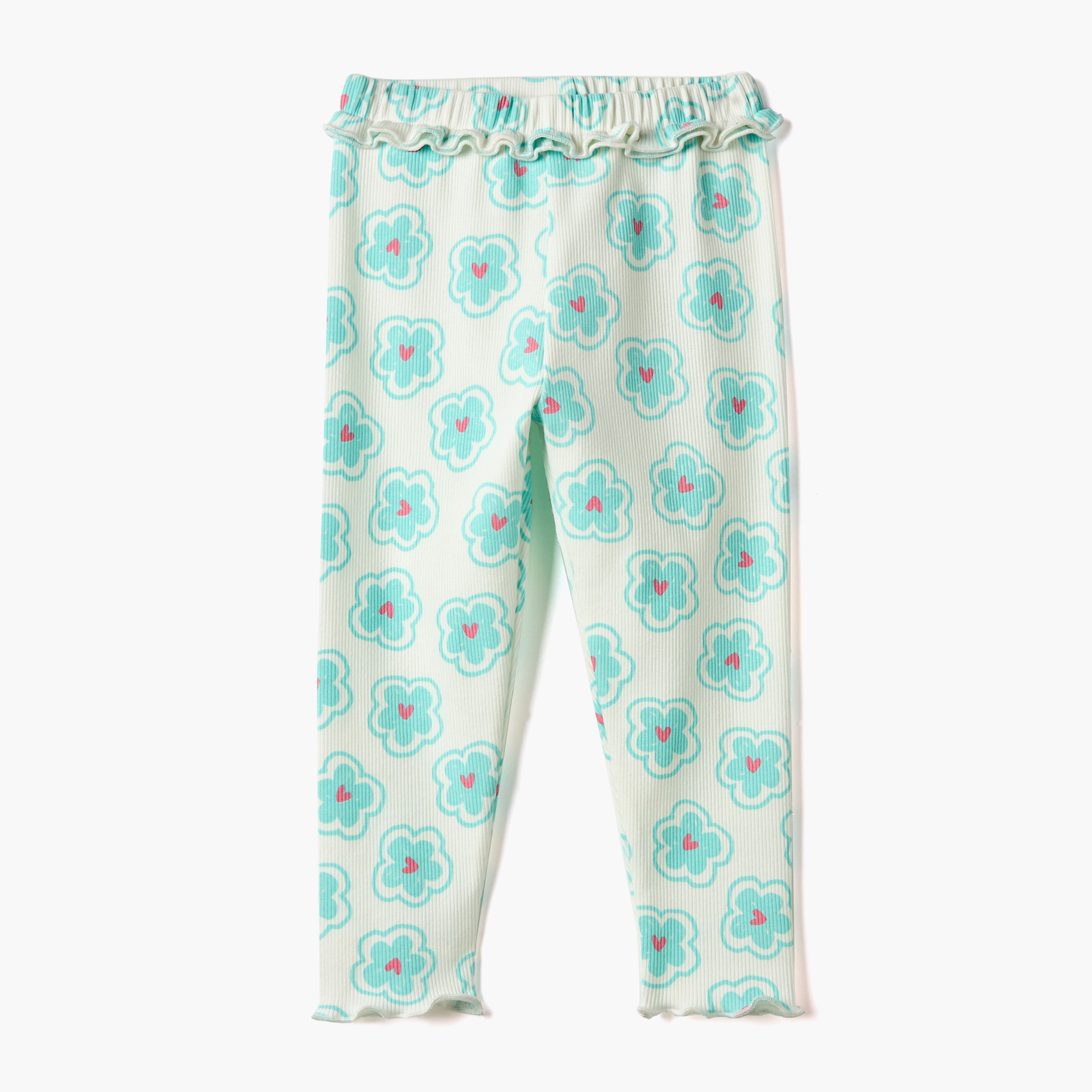 بنطلون ليقنز بطبعات زهور من جونيورز-baby-girls-clothing-bottoms-leggings-image-1