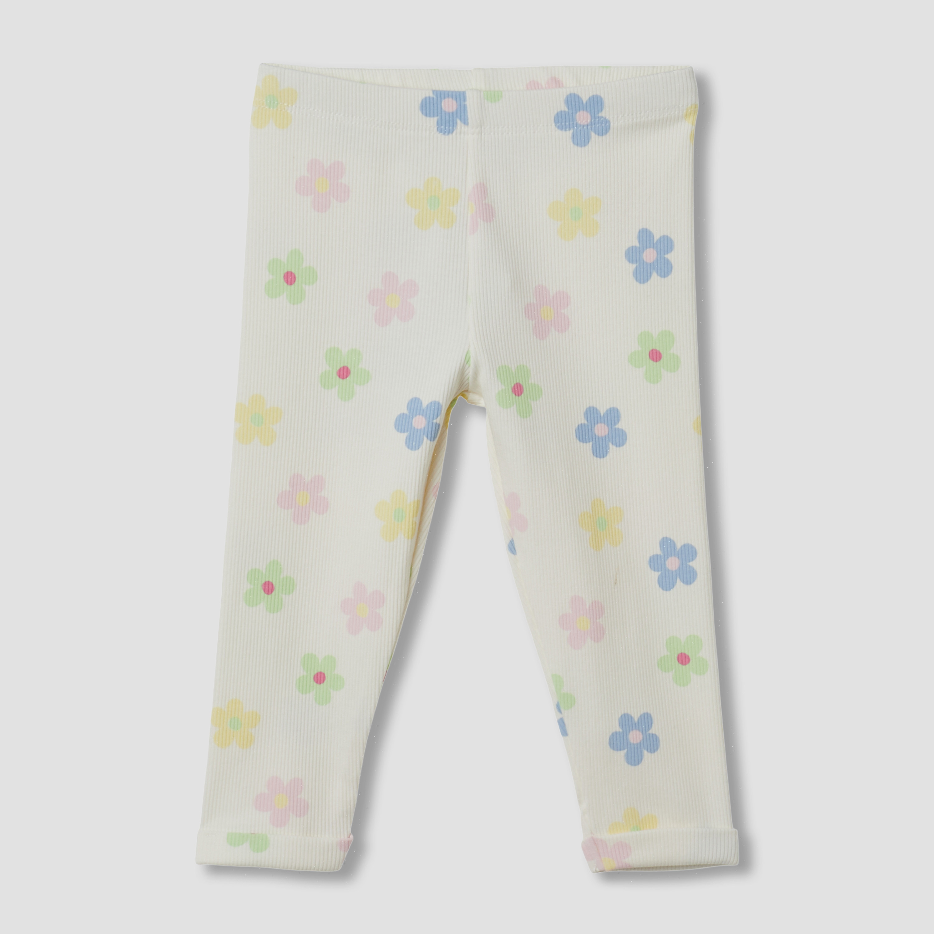 Juniors Assorted Leggings with Elasticated Waistband - Set of 3-baby-girls-clothing-bottoms-leggings-image-5