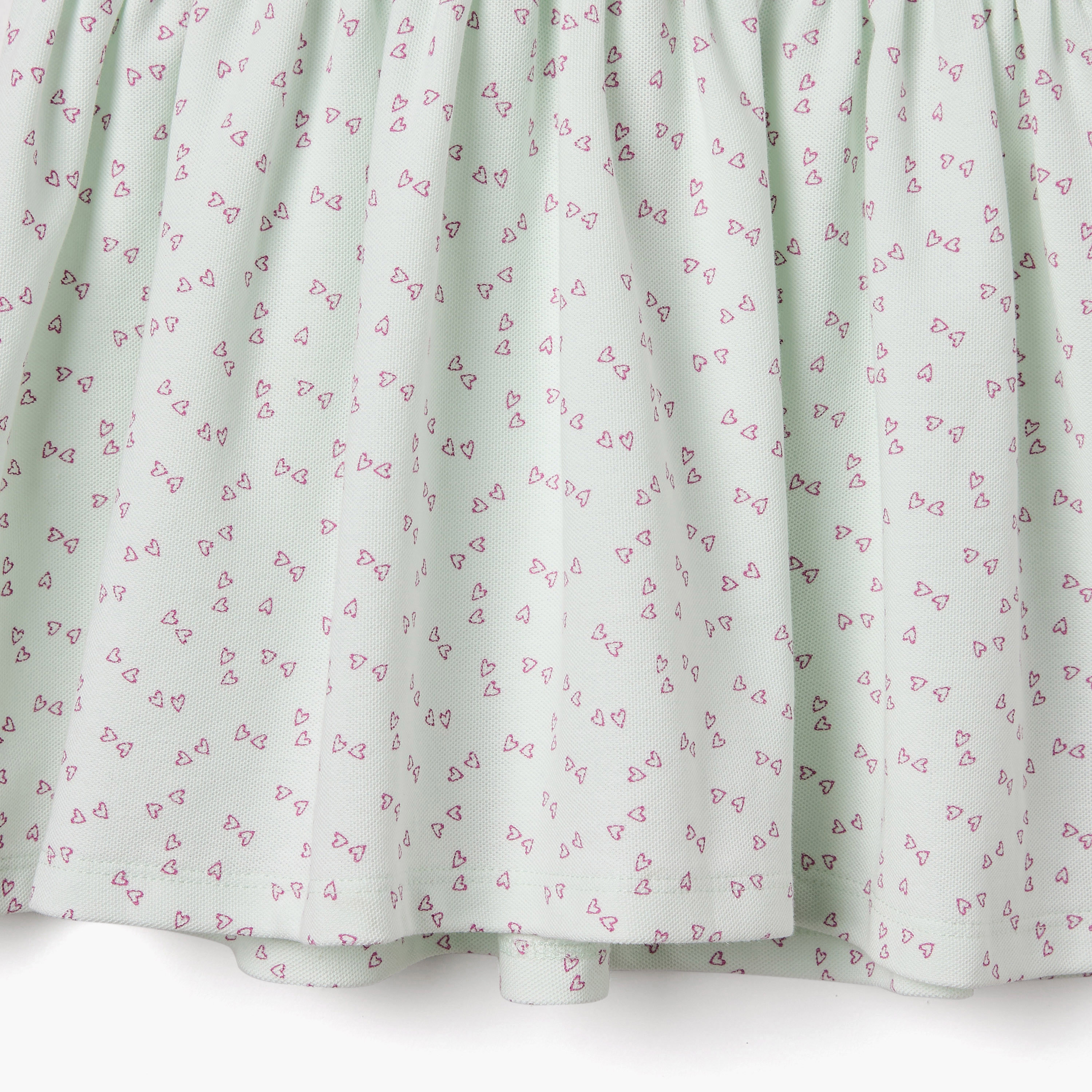 فستان بولو بأكمام قصيرة وطبعات قلب من جونيورز-baby-girls-clothing-dressesandjumpsuits-image-5