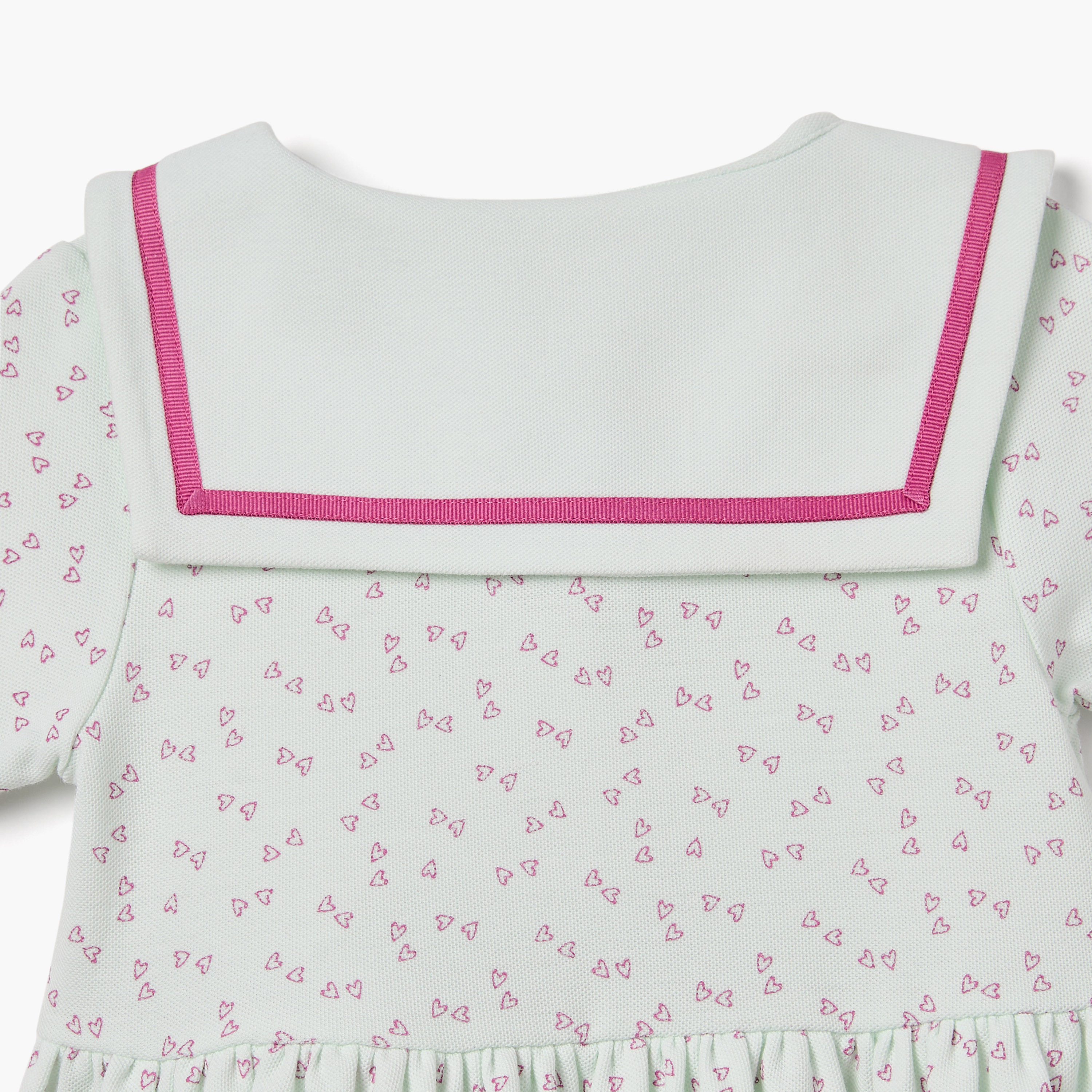 فستان بولو بأكمام قصيرة وطبعات قلب من جونيورز-baby-girls-clothing-dressesandjumpsuits-image-6