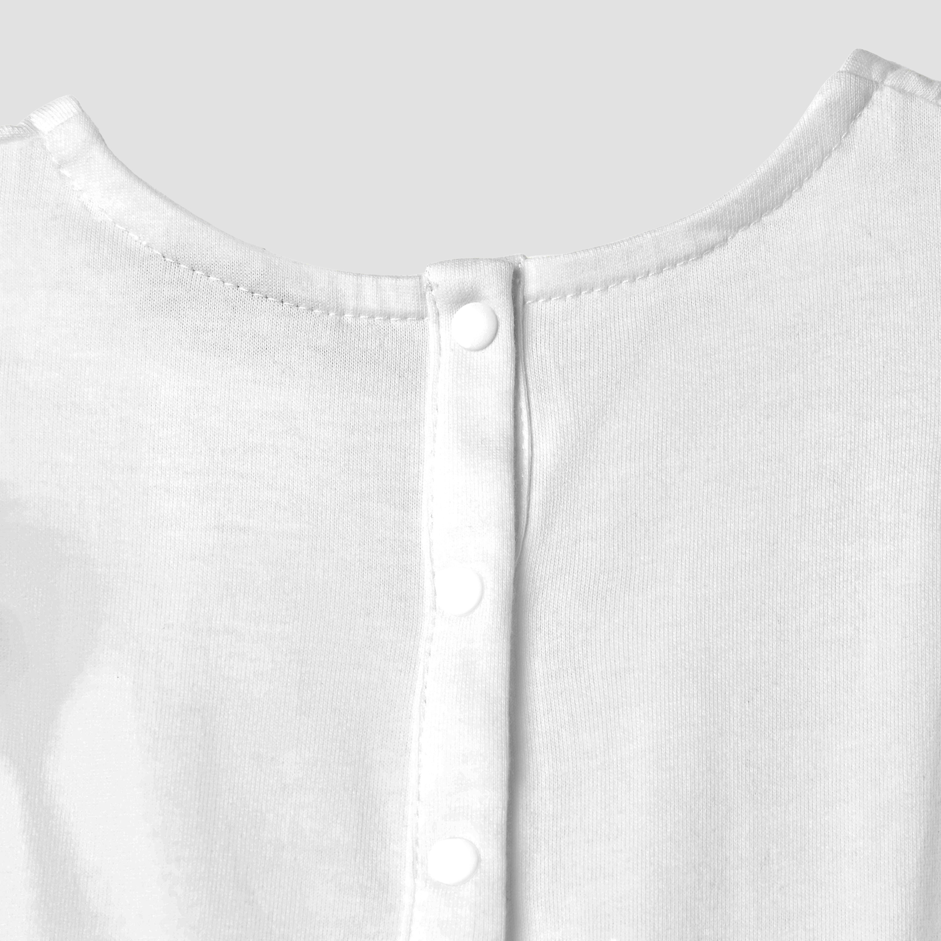 Juniors Solid Round Neck Dress with Short Sleeves and Ruffle Detail-baby-girls-clothing-dressesandjumpsuits-image-4