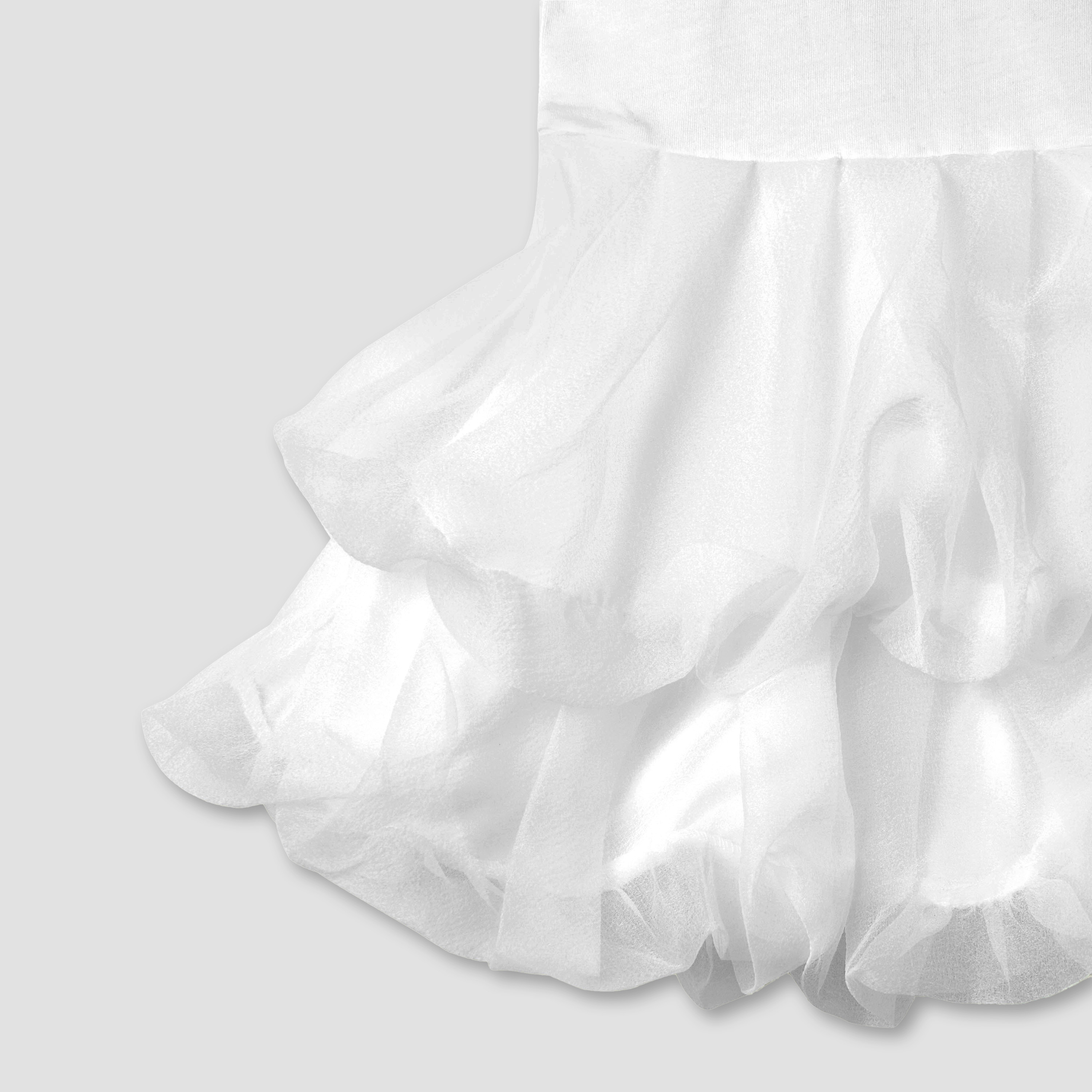 Juniors Solid Round Neck Dress with Short Sleeves and Ruffle Detail-baby-girls-clothing-dressesandjumpsuits-image-5