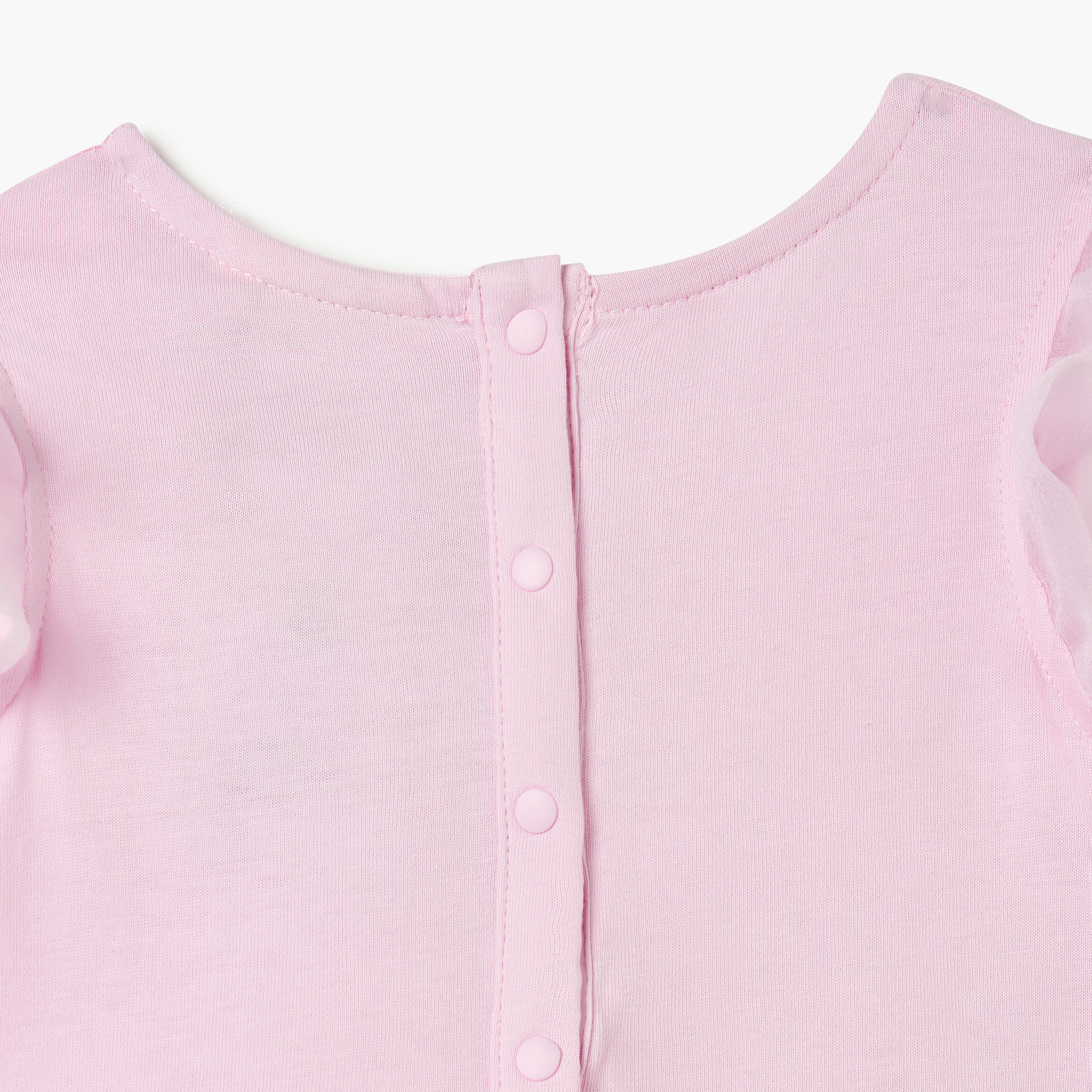 Juniors Solid Sleeveless Dress with Ruffle Detail-baby-girls-clothing-dressesandjumpsuits-image-4