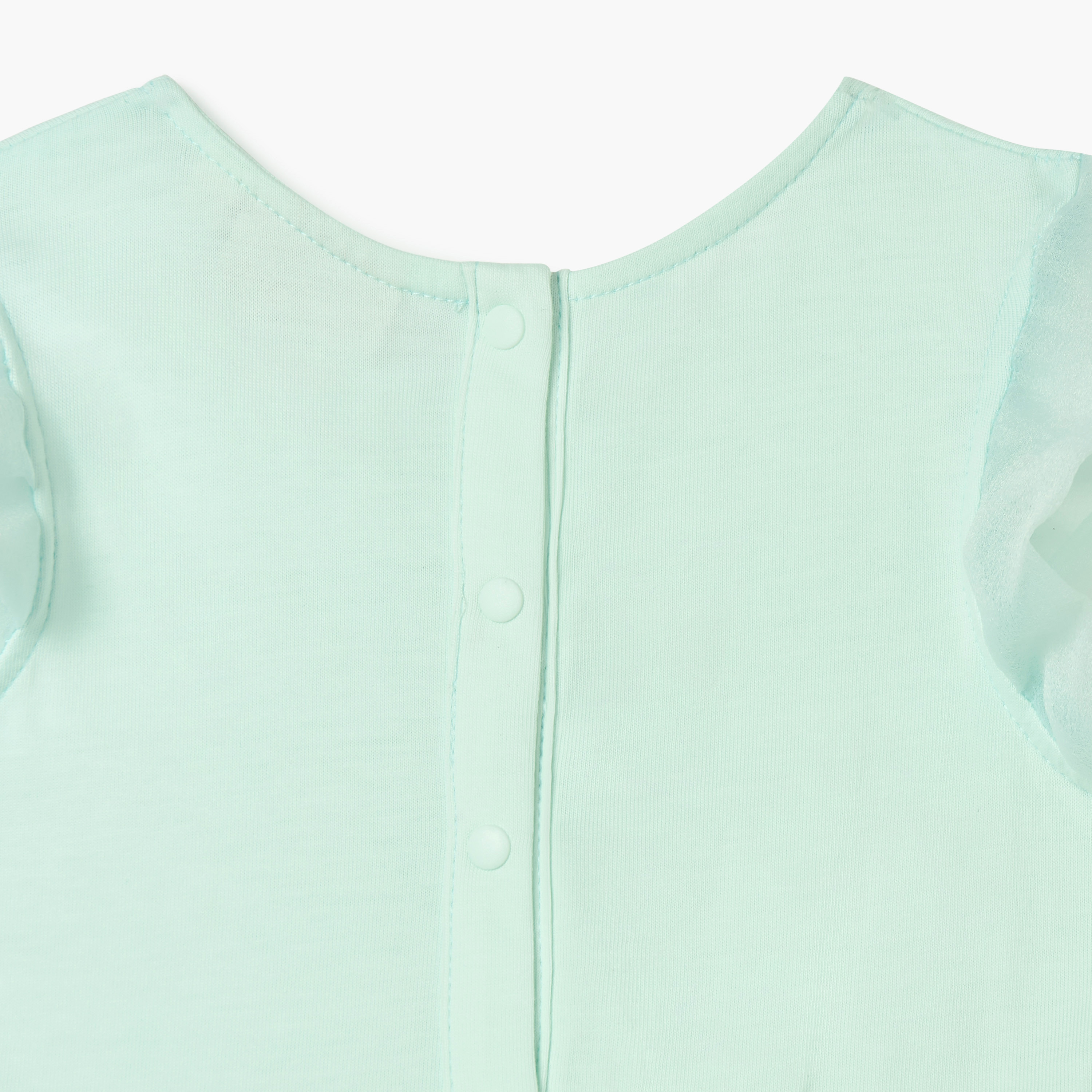 Juniors Solid Sleeveless Dress with Ruffle Detail-baby-girls-clothing-dressesandjumpsuits-image-4