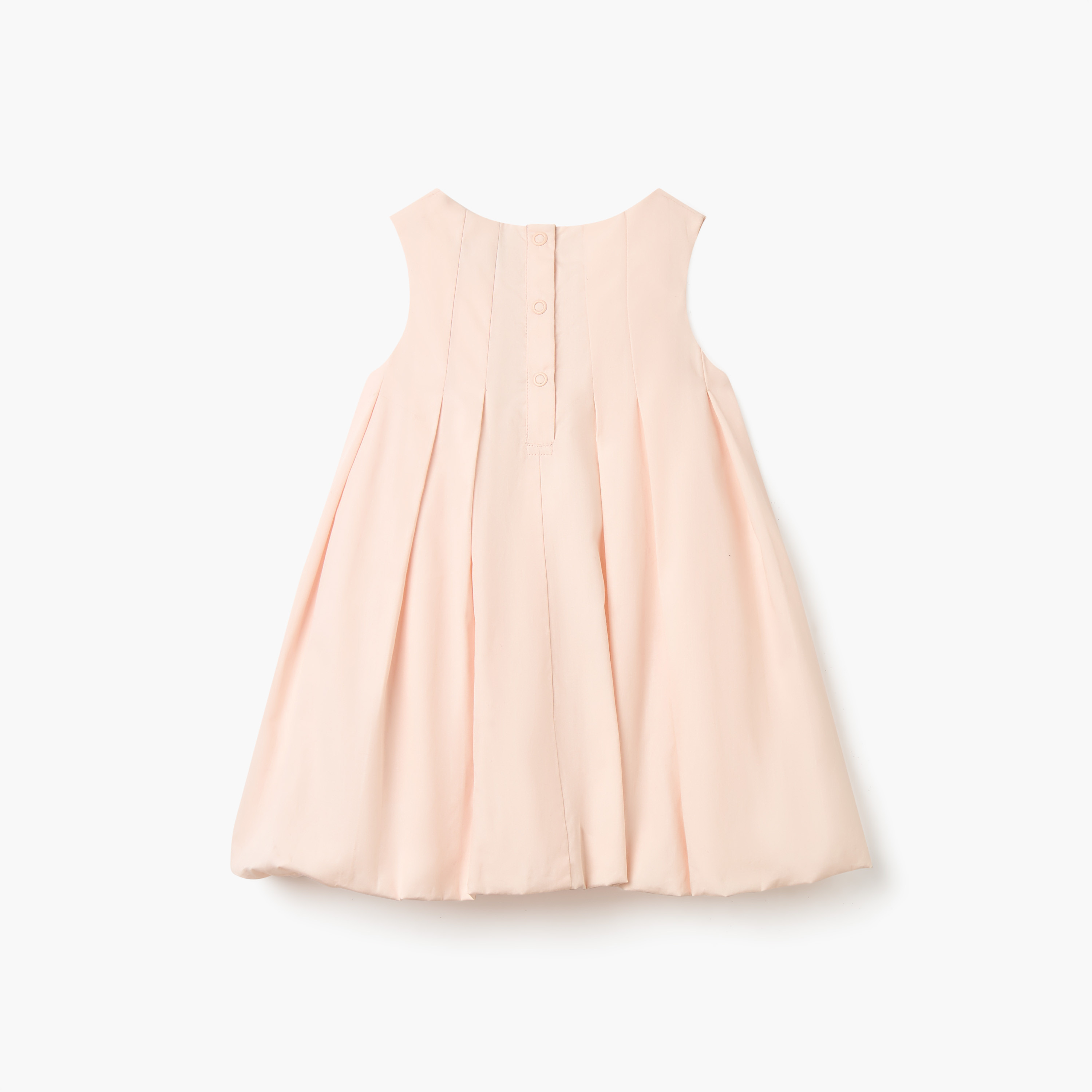 فستان إيه لاين دون أكمام بزخارف فراشة وتفاصيل ثنايا من جونيورز-baby-girls-clothing-dressesandjumpsuits-image-2