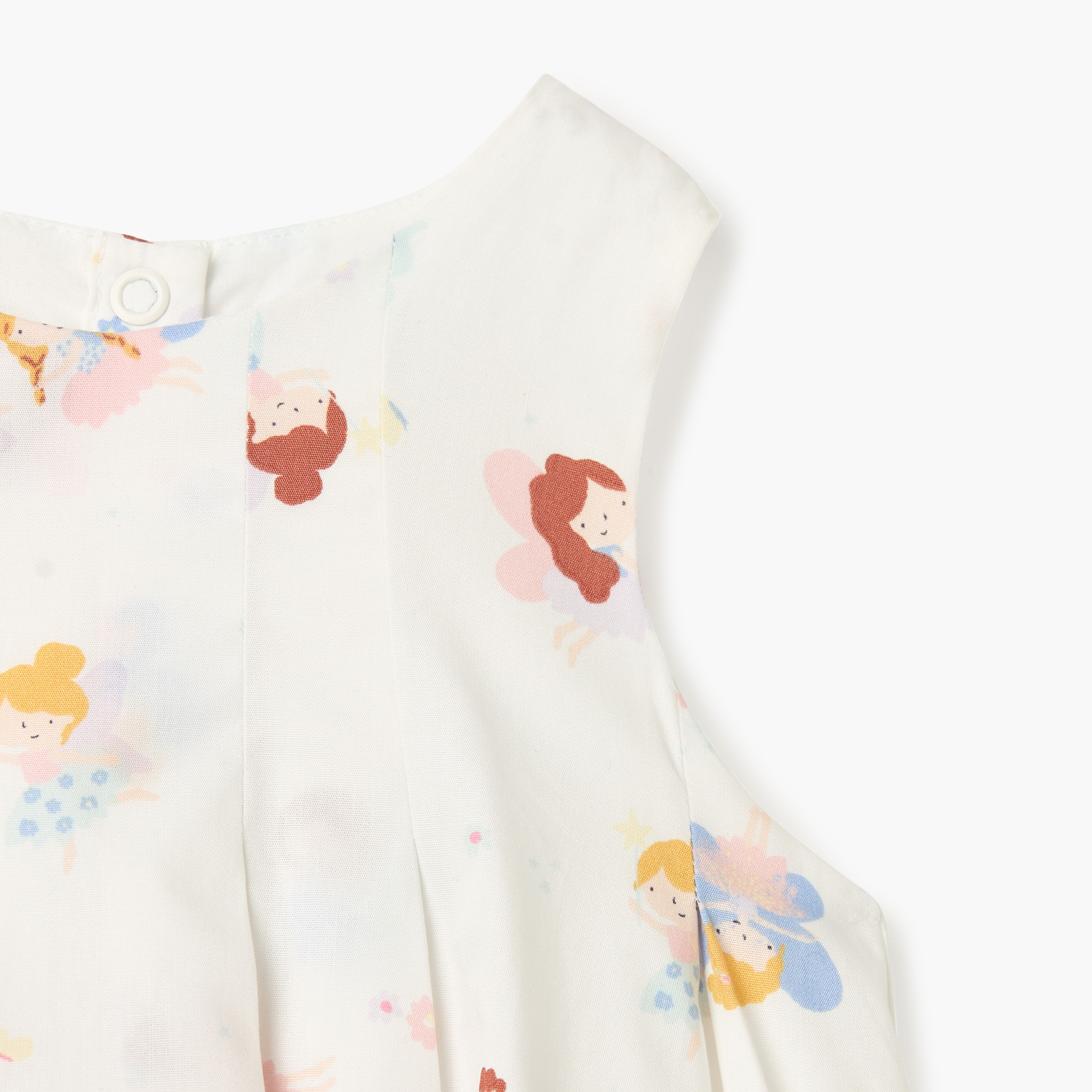فستان دون أكمام بطبعات وأزرار إغلاق من جونيورز-baby-girls-clothing-dressesandjumpsuits-image-3
