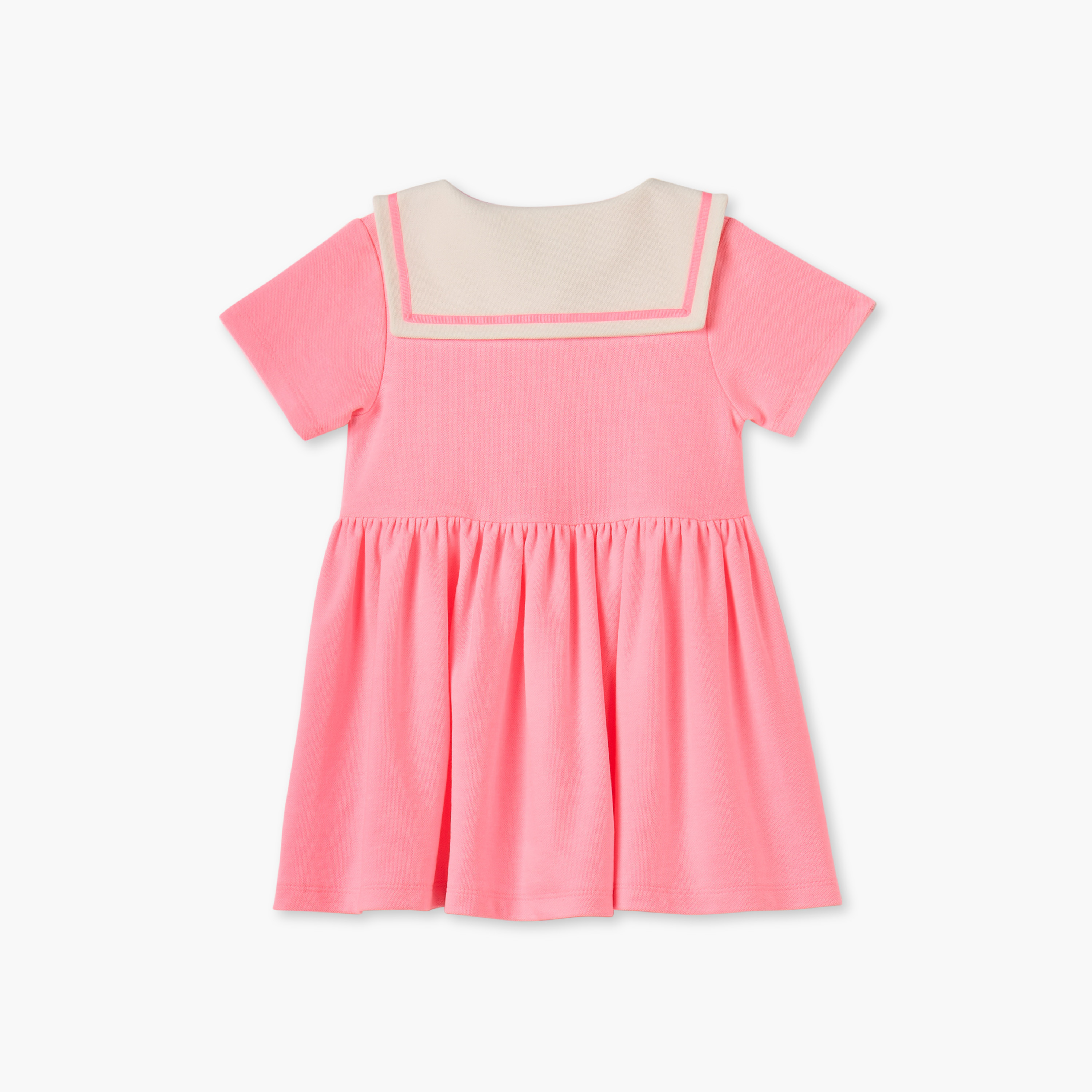 فستان إيه لاين مطرز بياقة بحار وأكمام قصيرة من جونيورز-baby-girls-clothing-dressesandjumpsuits-image-2