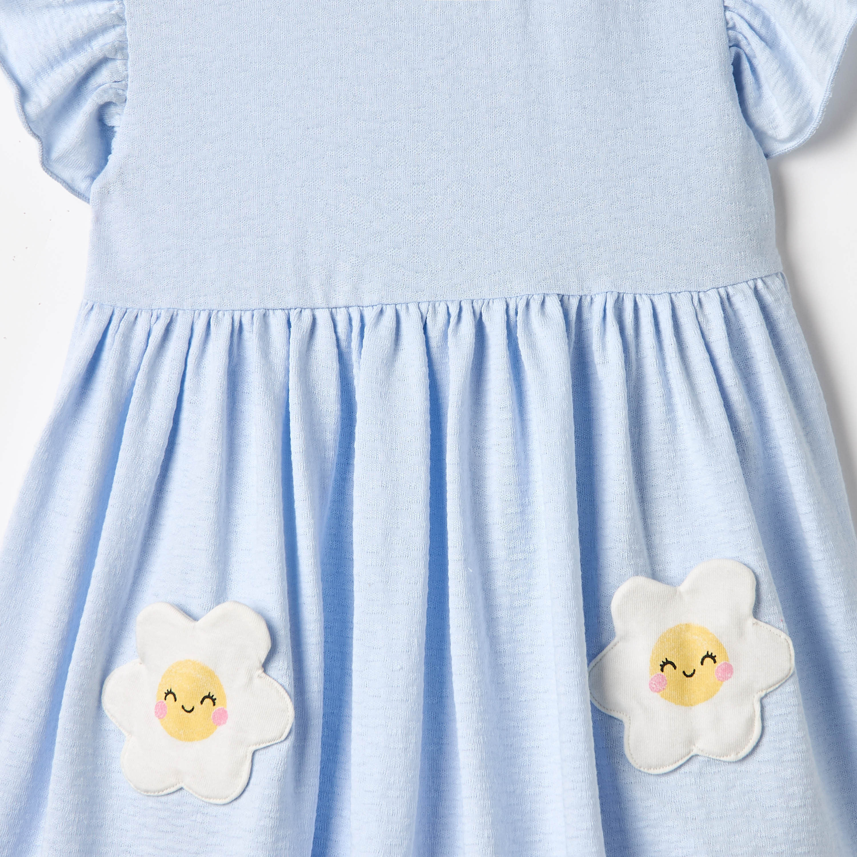 Juniors Floral Applique Sleeveless Dress-baby-girls-clothing-dressesandjumpsuits-image-3