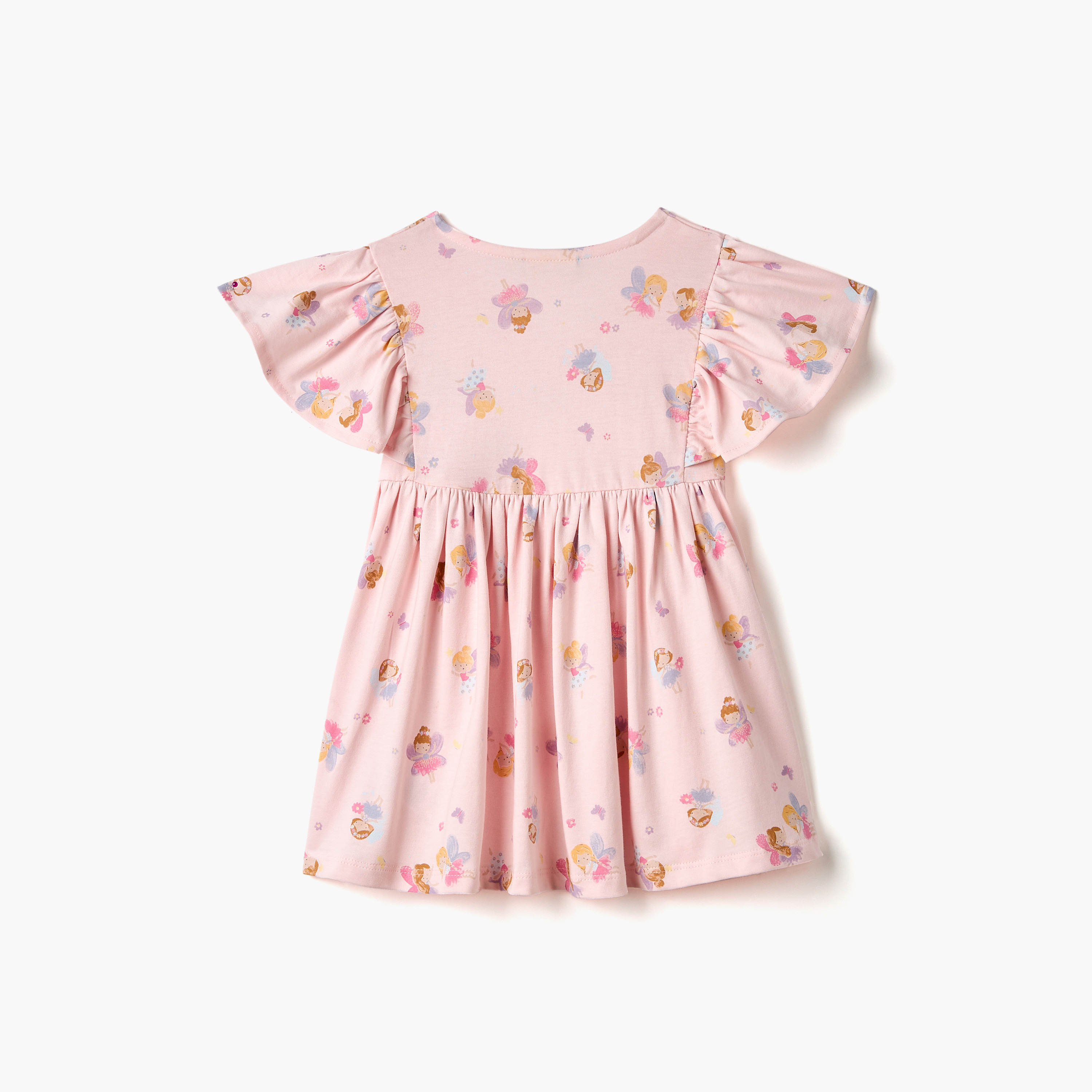 فستان بطبعات جنية وأكمام رفرف من جونيورز-baby-girls-clothing-dressesandjumpsuits-image-2