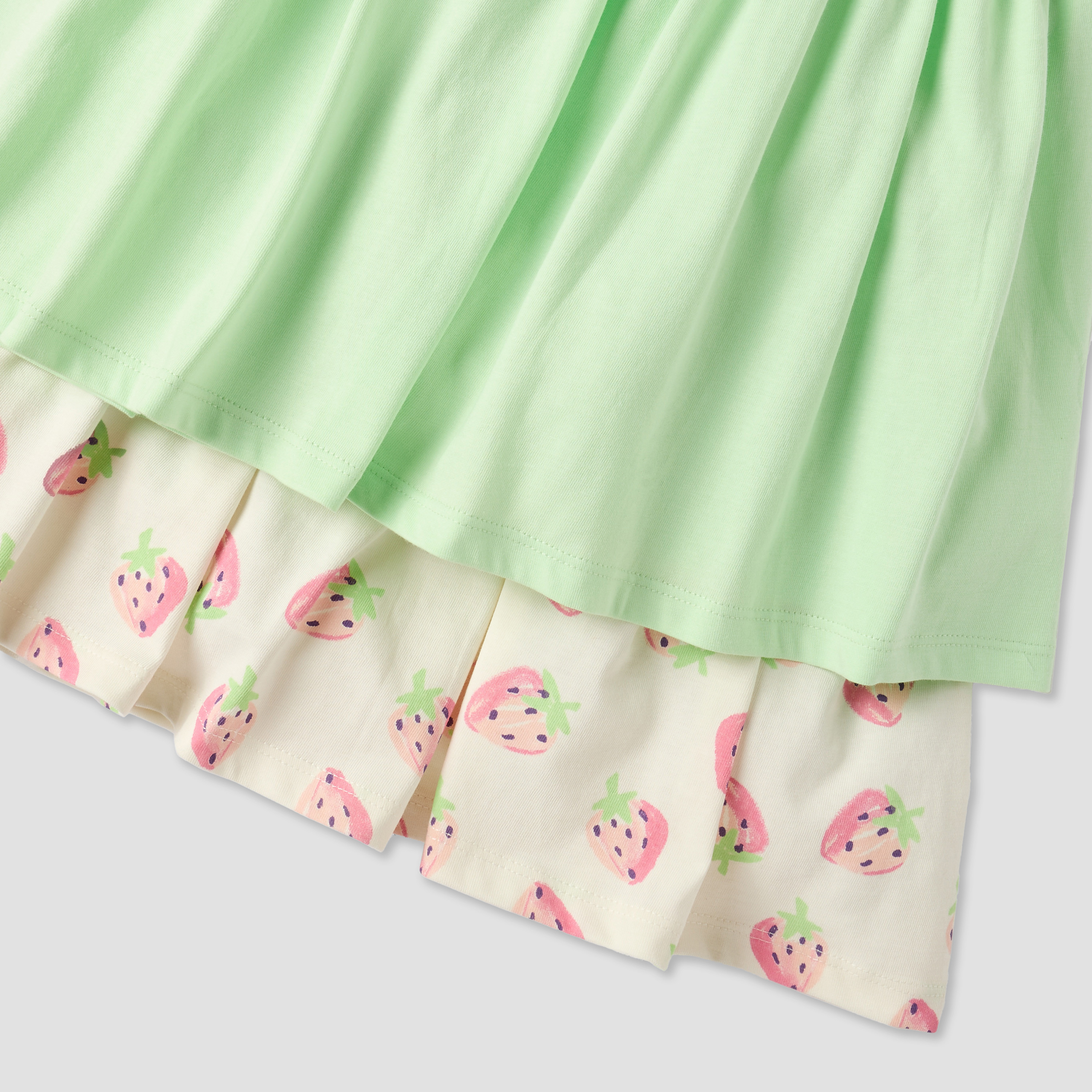 Juniors Fruit Print Dress with Ruffle Detail and Puff Sleeves-baby-girls-clothing-dressesandjumpsuits-image-5