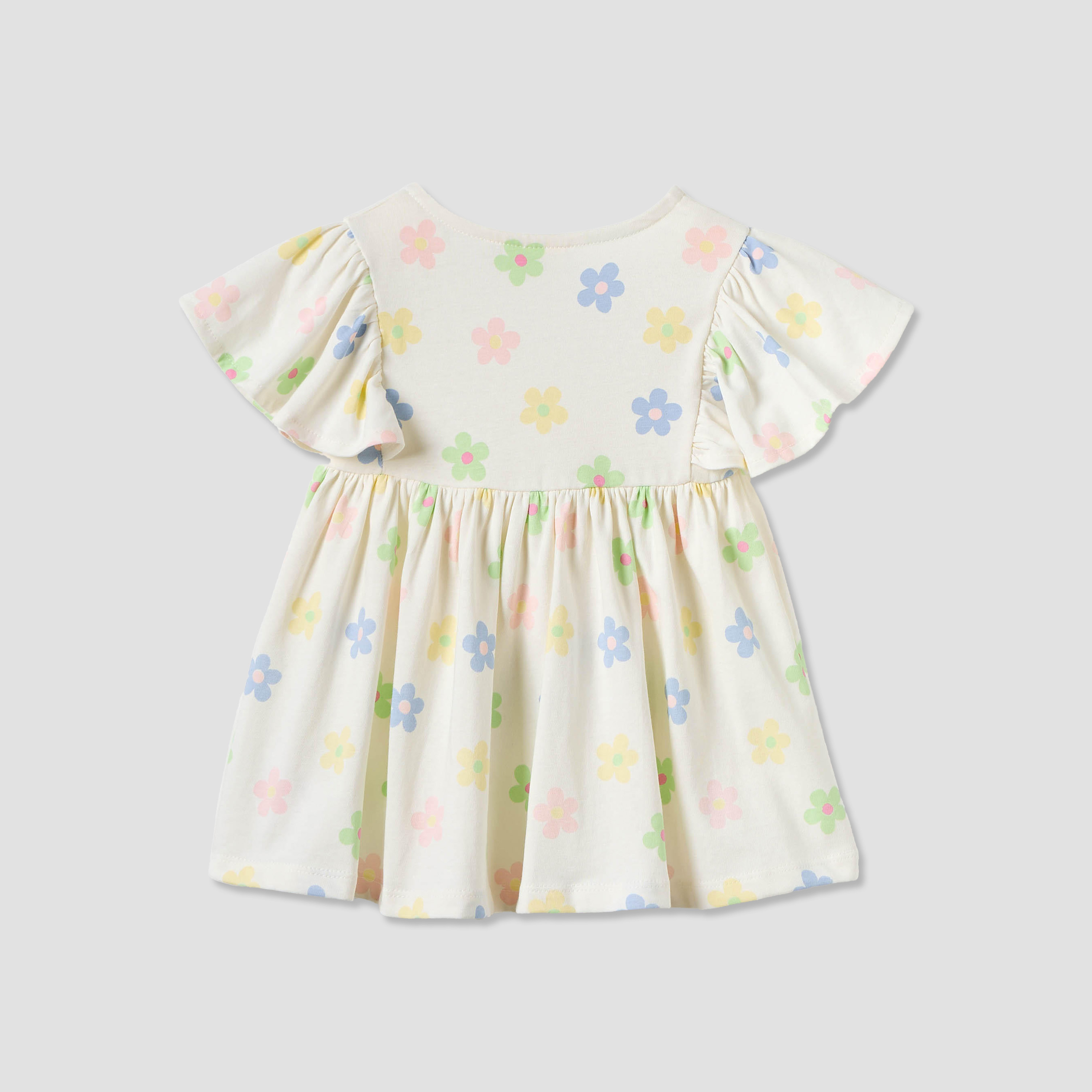 Juniors All-Over Floral Print Dress with Flutter Sleeves-baby-girls-clothing-dressesandjumpsuits-image-3