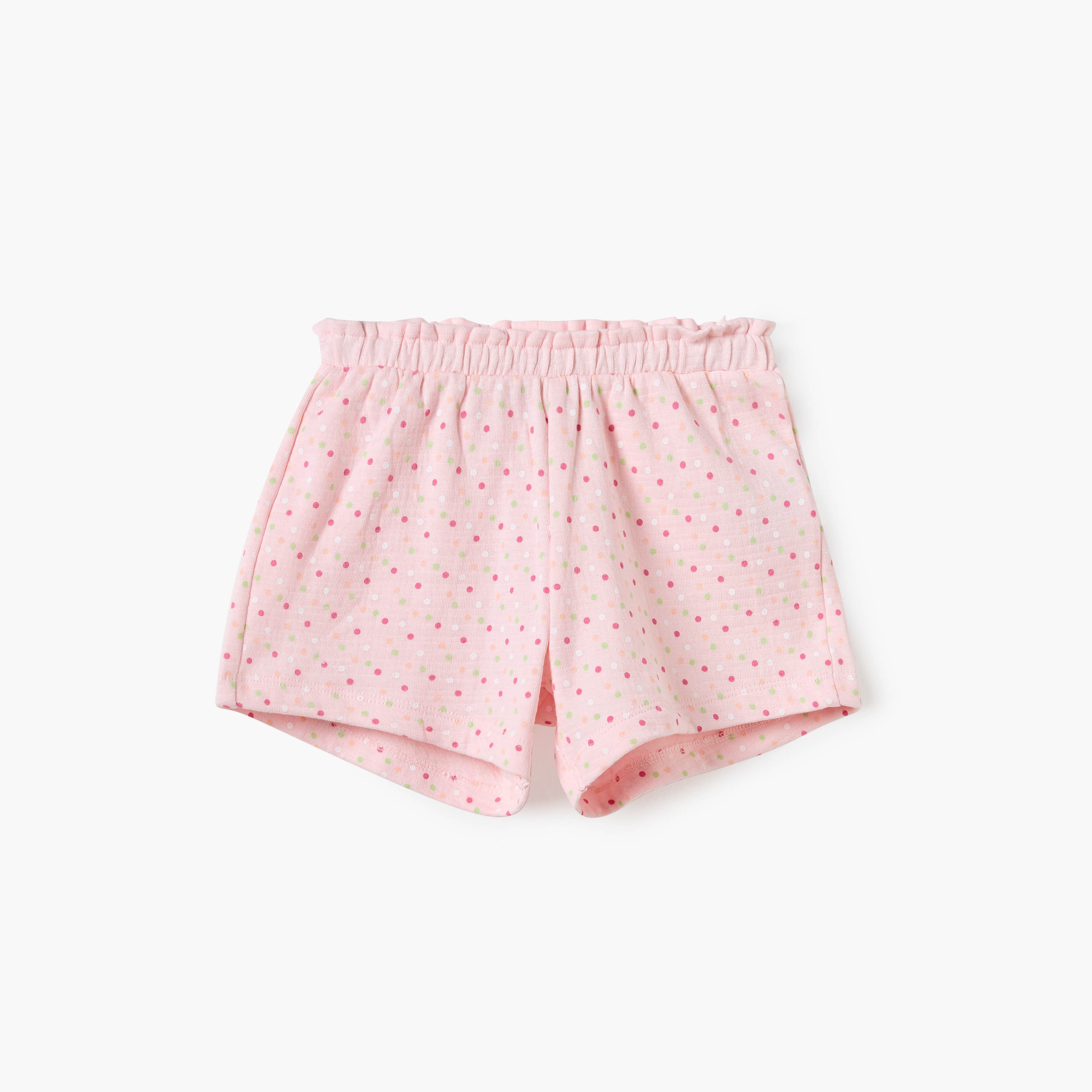 Juniors Bunny Print Peplum Top and Shorts Set-baby-girls-clothing-setsandcoords-image-4