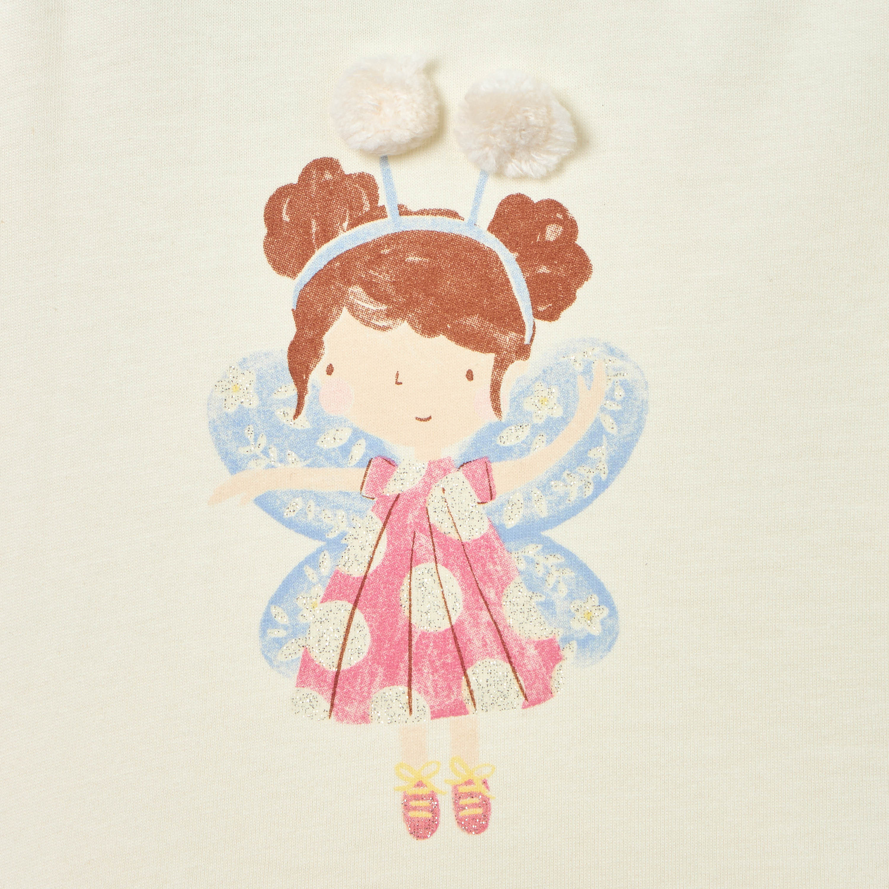 Juniors Fairy Print T-shirt and Shorts Set-baby-girls-clothing-setsandcoords-image-4