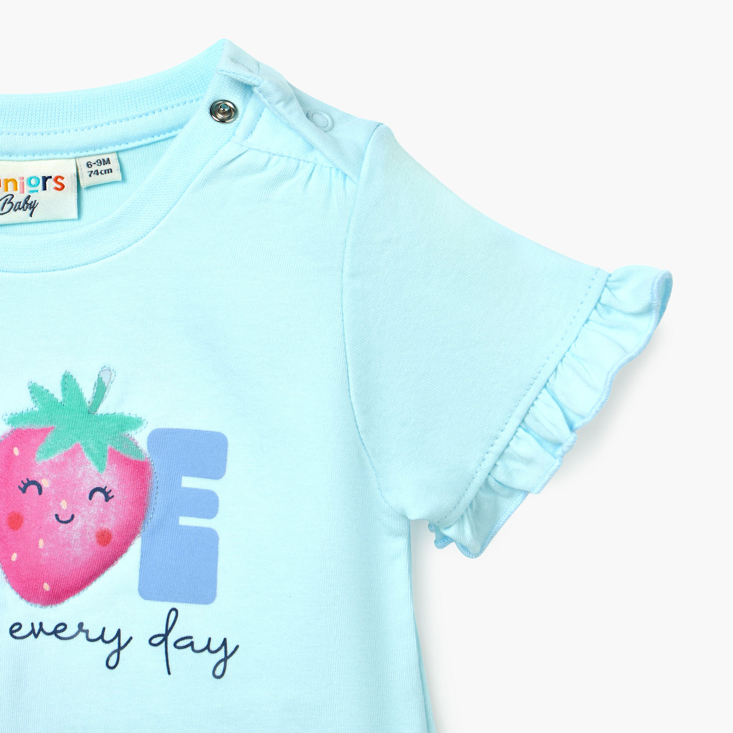 Juniors Printed Top and Shorts Set-baby-girls-clothing-setsandcoords-image-6