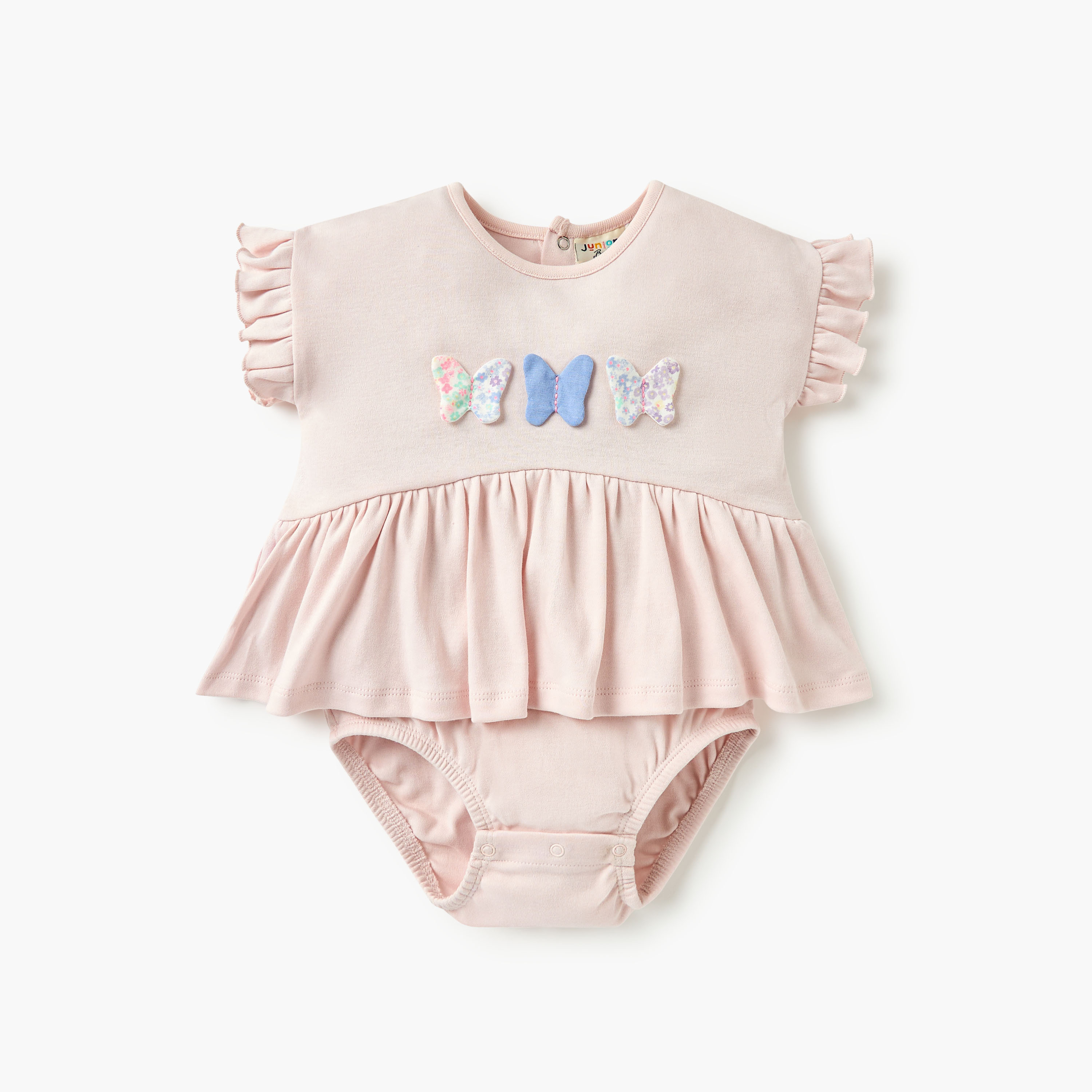 أفرول بأكمام واسعة مع زخارف فراشة من جونيورز-baby-girls-clothing-rompers-image-1