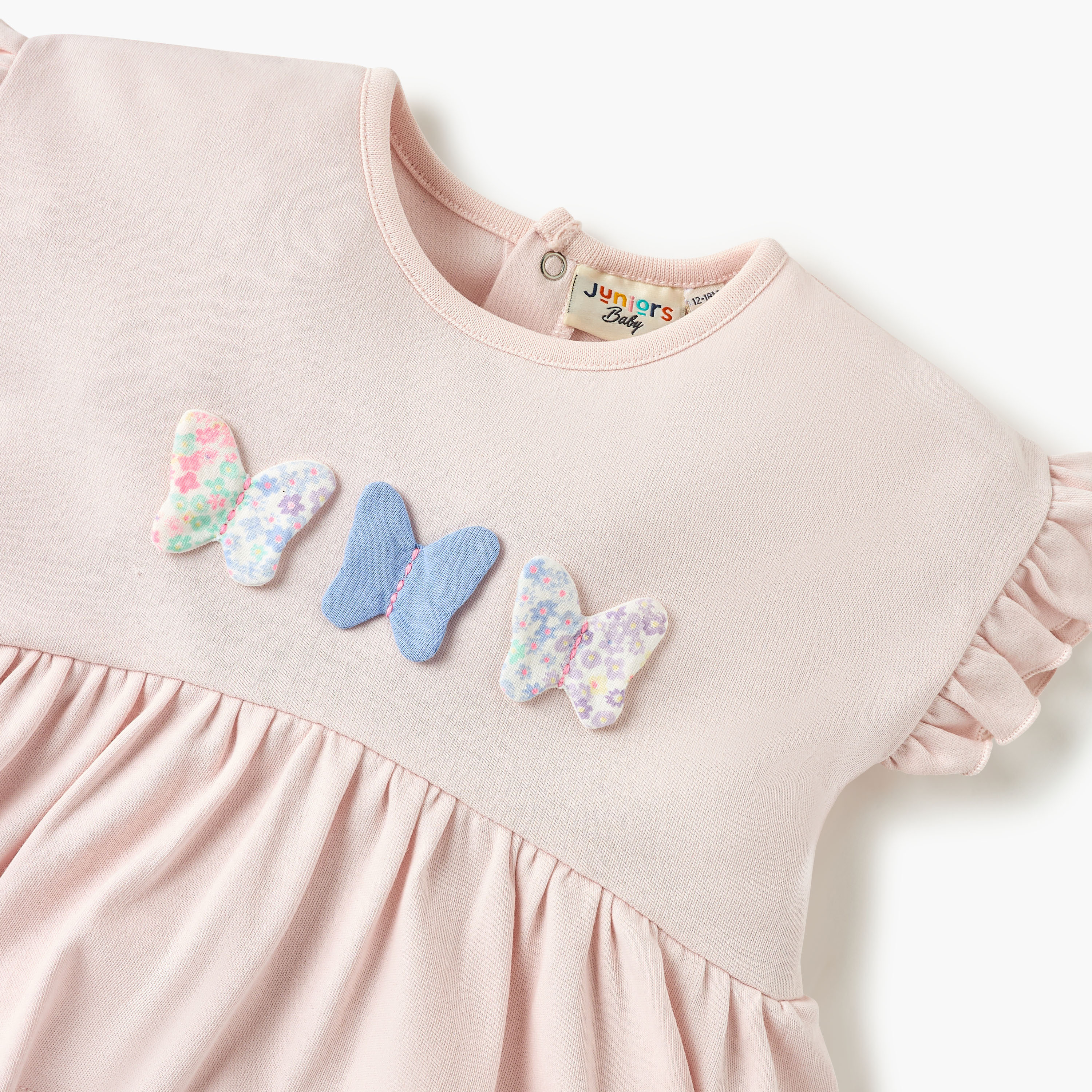 أفرول بأكمام واسعة مع زخارف فراشة من جونيورز-baby-girls-clothing-rompers-image-3