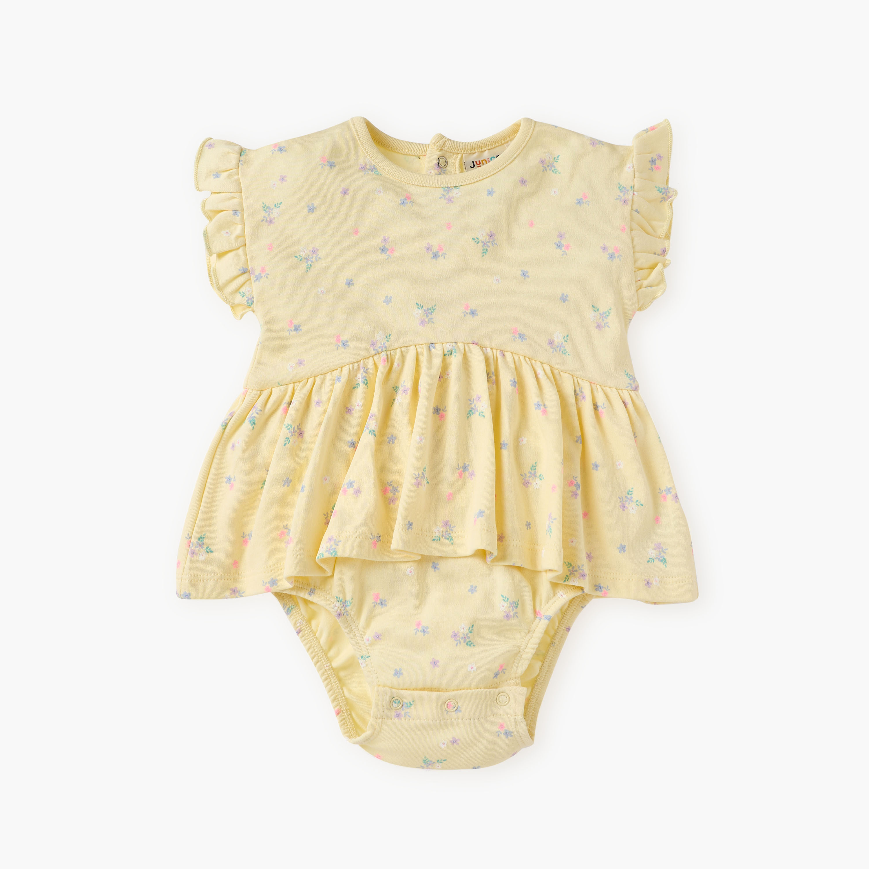 أفرول بدون أكمام وبكشكش وطبعات زهور من جونيورز-baby-girls-clothing-rompers-image-1
