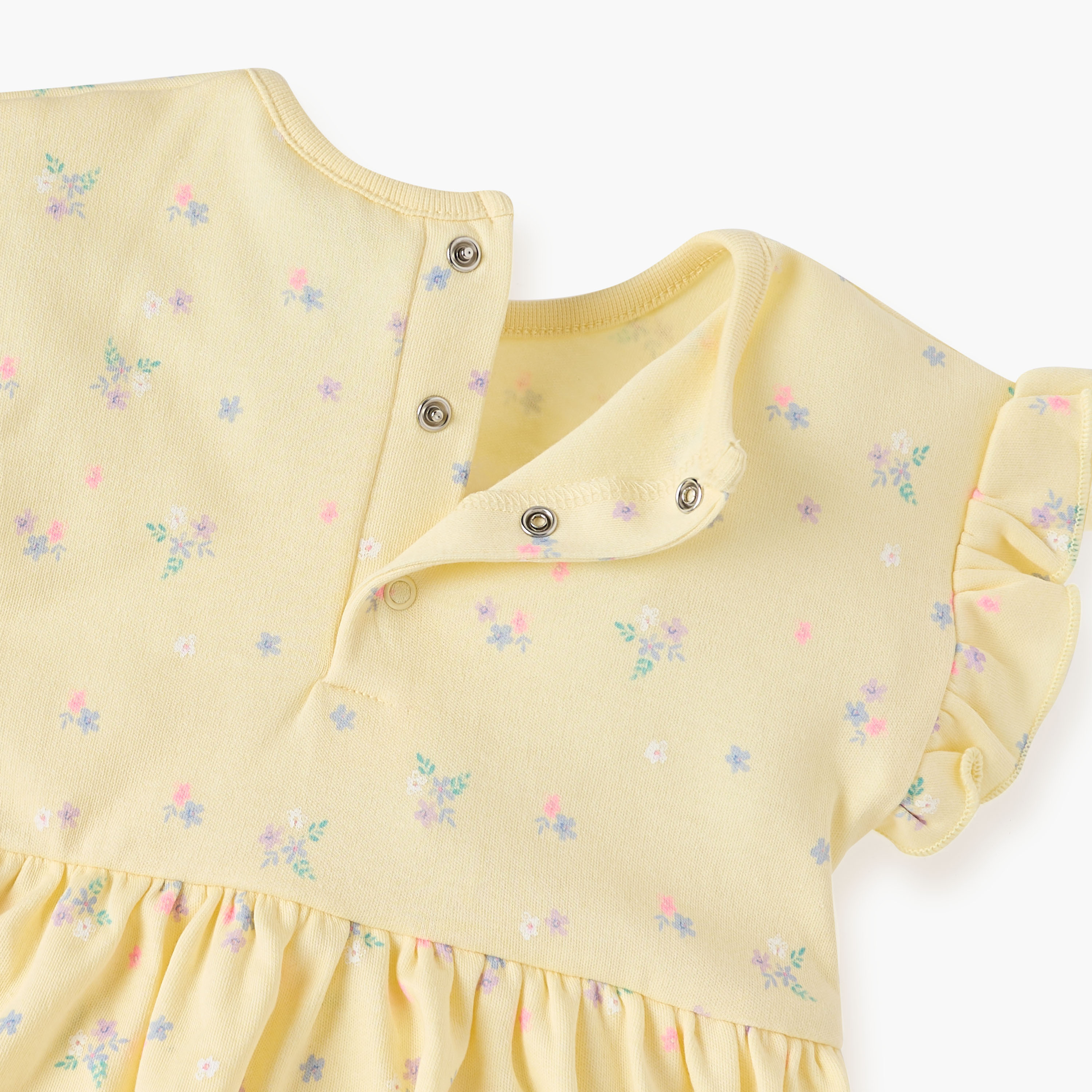 أفرول بدون أكمام وبكشكش وطبعات زهور من جونيورز-baby-girls-clothing-rompers-image-4