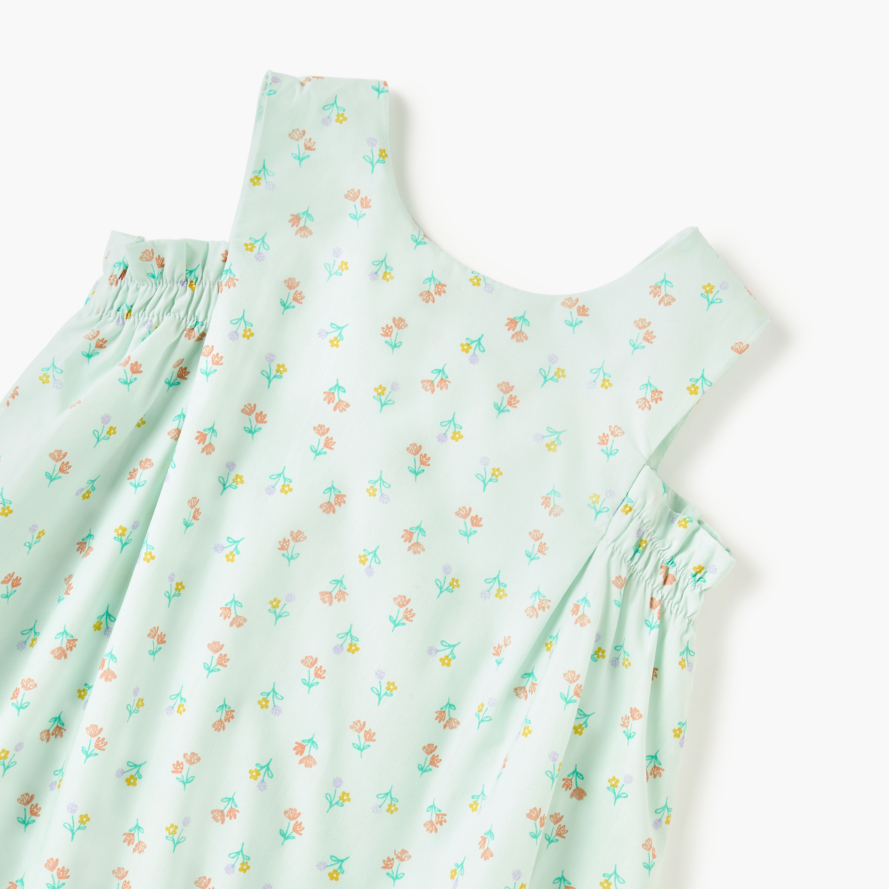 أفرول دون أكمام بطبعات أزهار وأزرار إغلاق من جونيورز-baby-girls-clothing-rompers-image-4