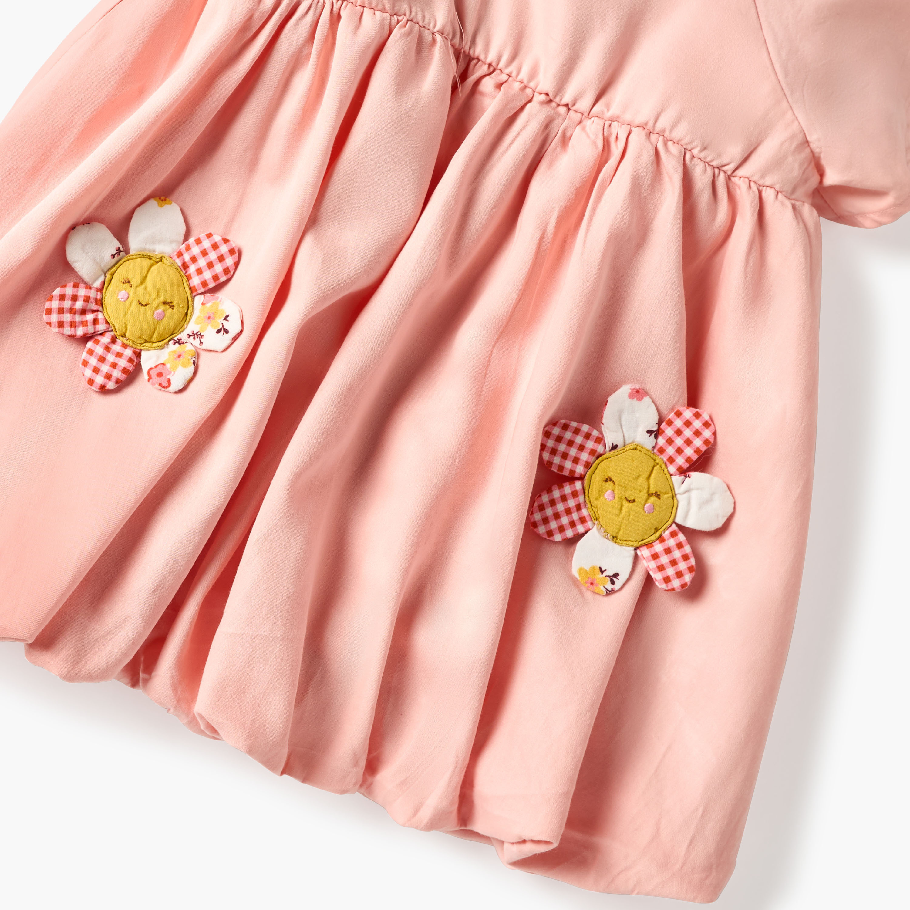 Juniors Flower Applique Dress with Headband-baby-girls-clothing-dressesandjumpsuits-image-5