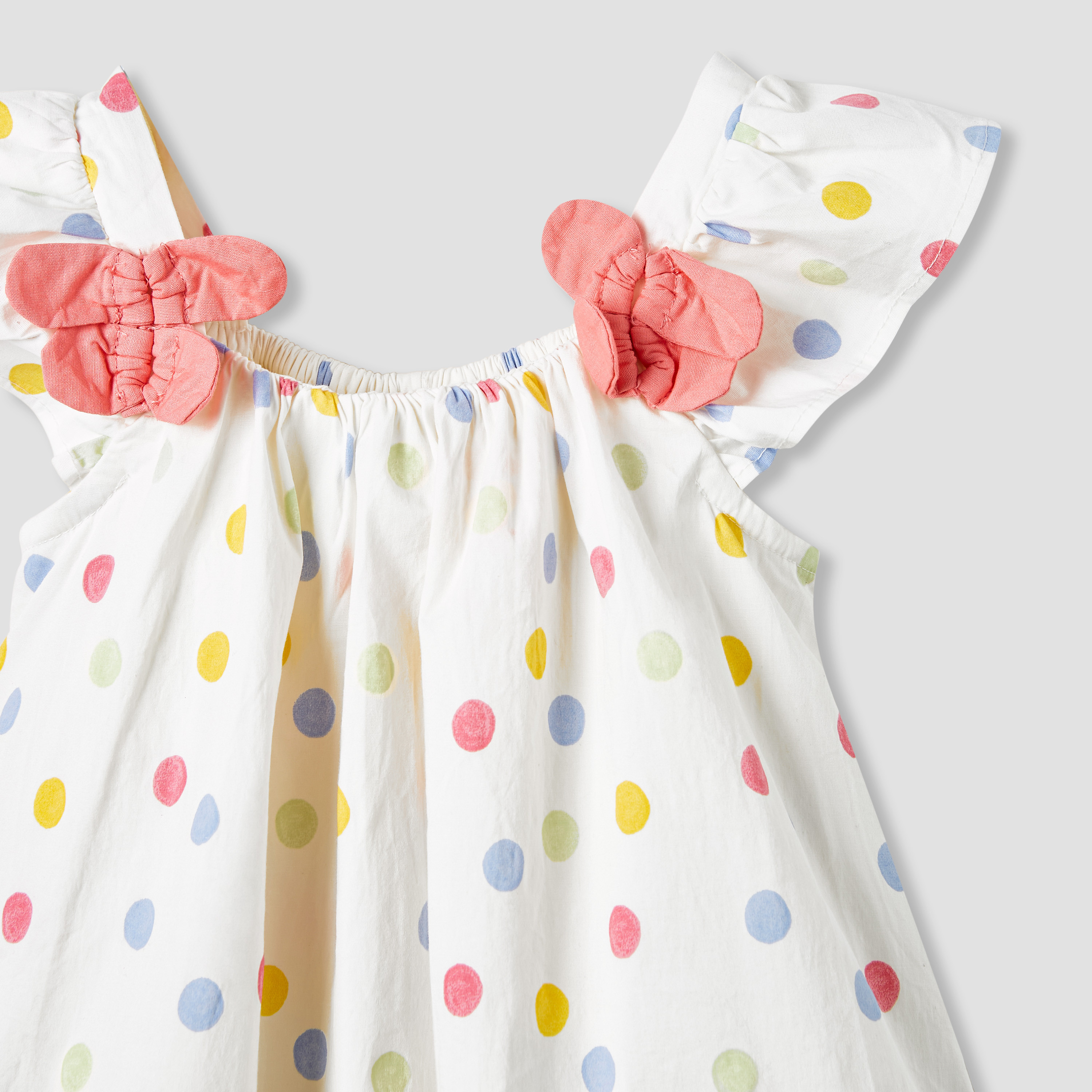 Juniors Polka Dot Print Cap Sleeves Dress with Headband-baby-girls-clothing-dressesandjumpsuits-image-3
