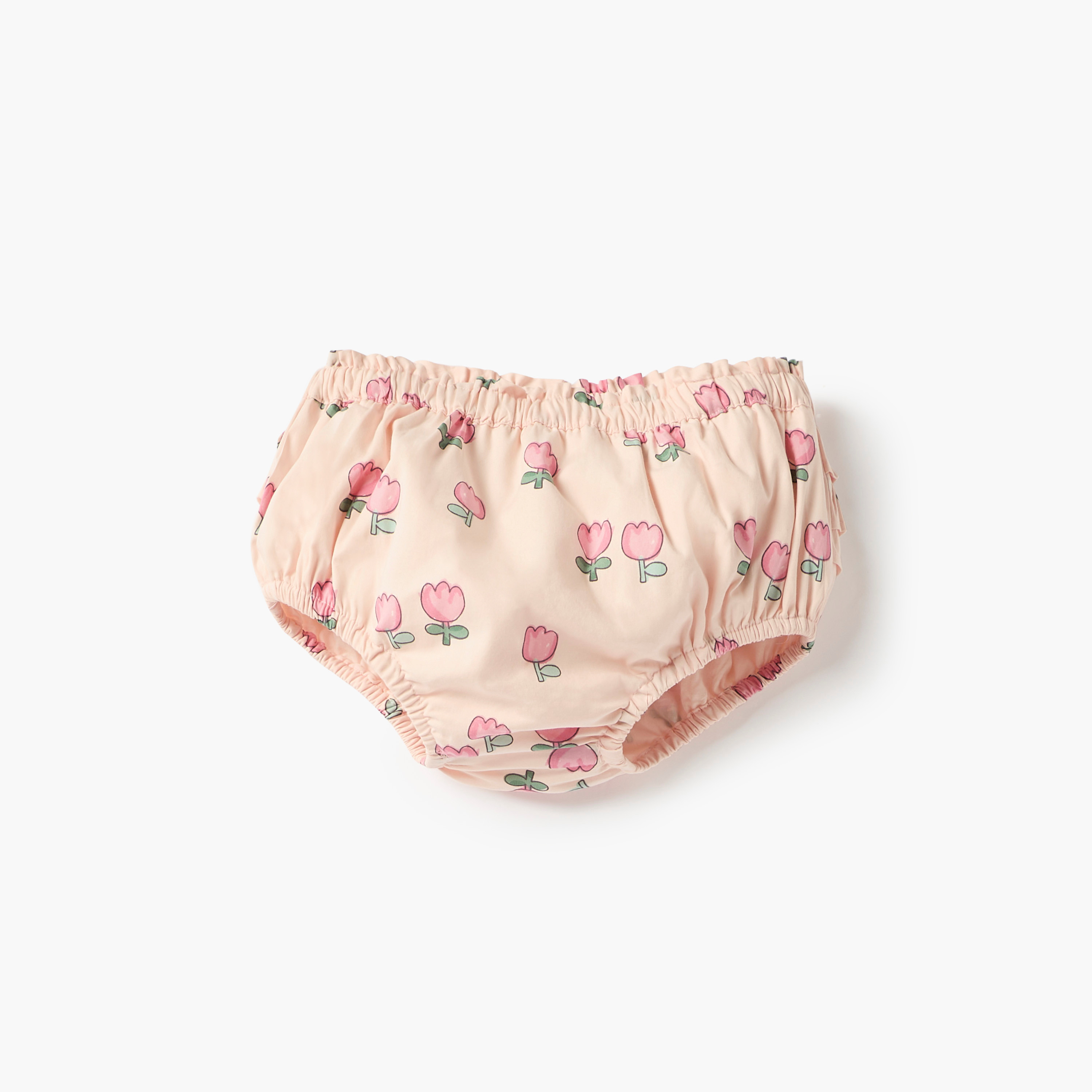 فستان بطبعات زهرية مع سروال بلومر من جونيورز-baby-girls-clothing-dressesandjumpsuits-image-3