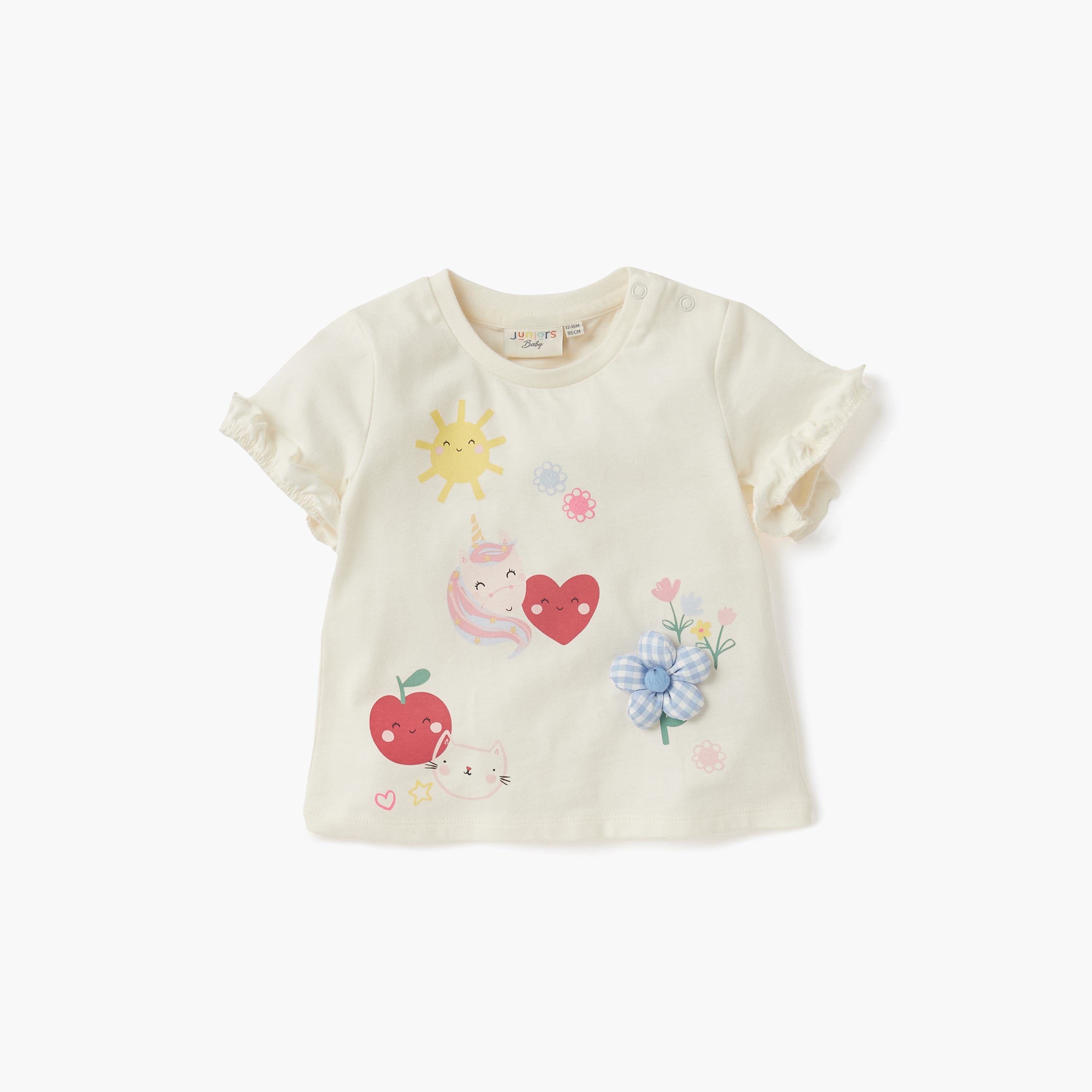 Juniors Printed T-shirt and Pants Set-baby-girls-clothing-setsandcoords-image-2