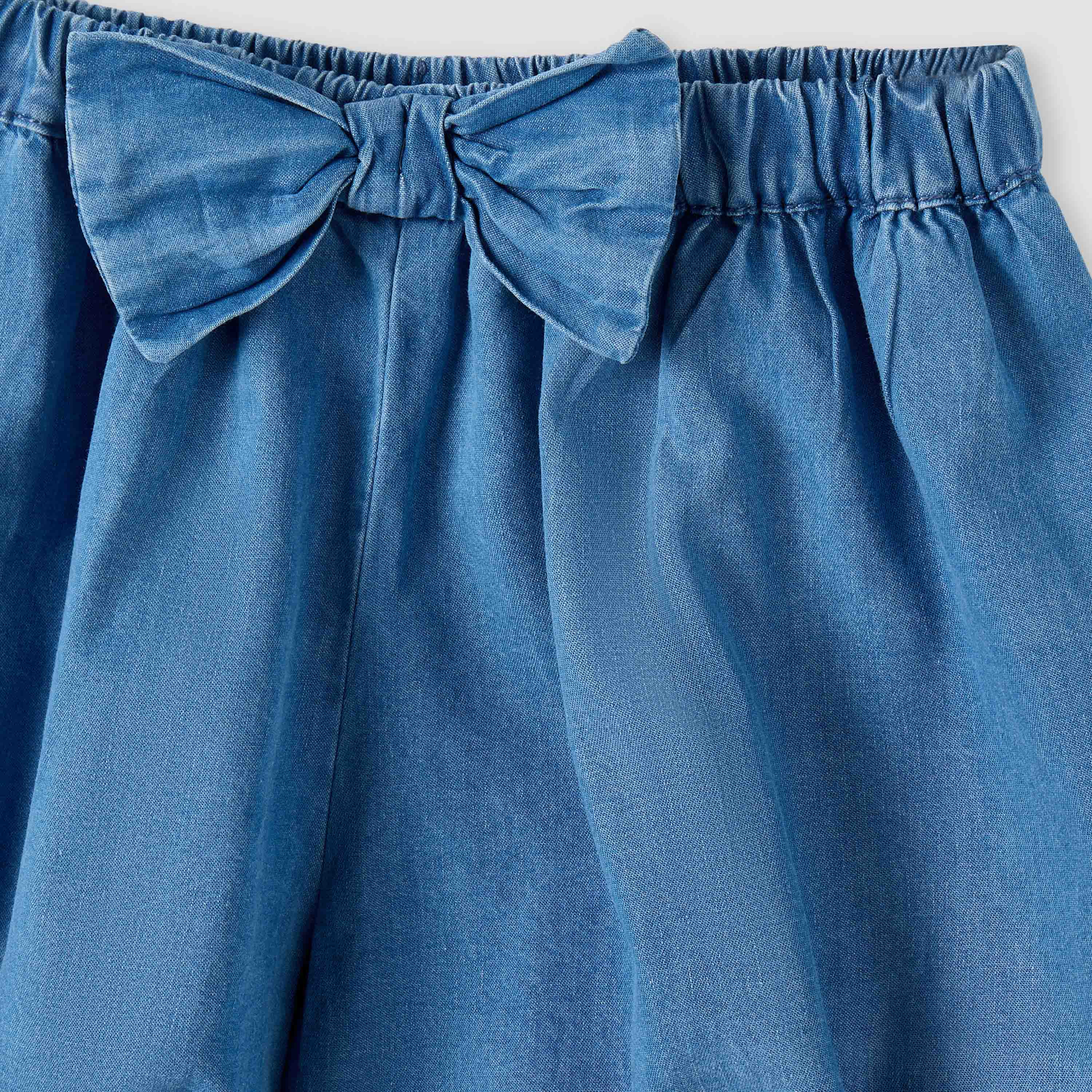 بلوزة بزخارف طائر وتنورة دينم وشريطة رأس من جونيورز-baby-girls-clothing-setsandcoords-image-6