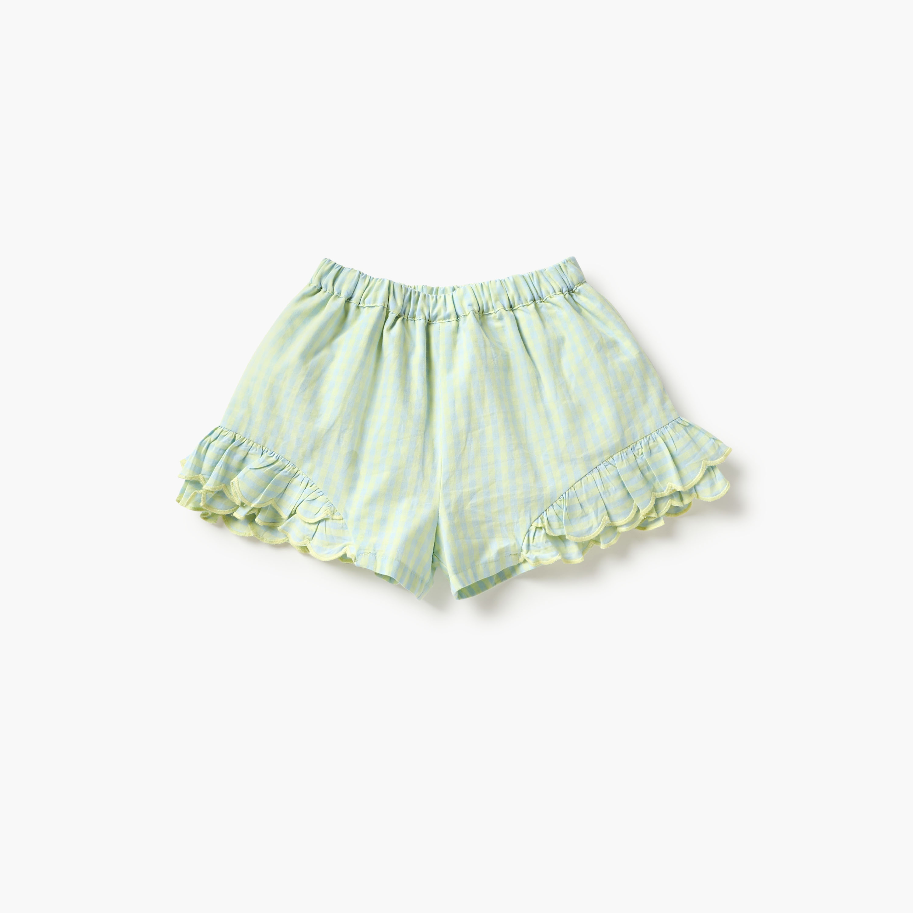Juniors Checked Top and Shorts Set-baby-girls-clothing-setsandcoords-image-3