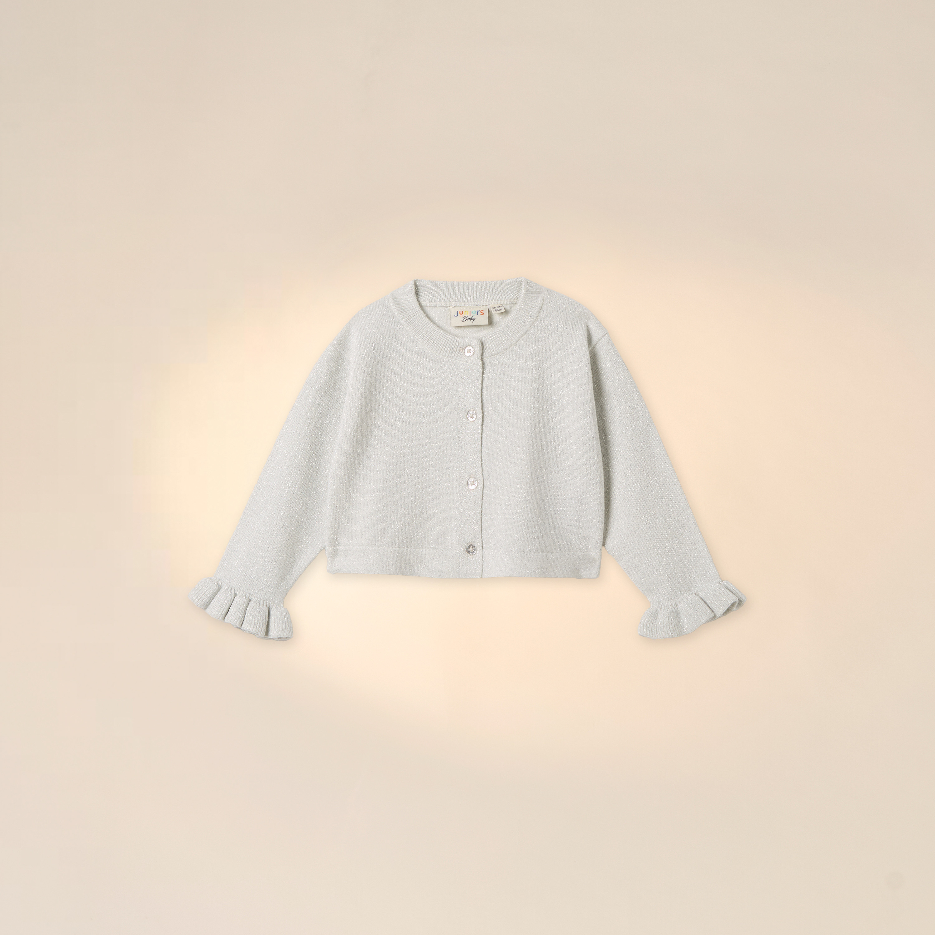 Juniors Textured Cardigan with Long Sleeves-baby-girls-clothing-jumpersandcardigans-image-1