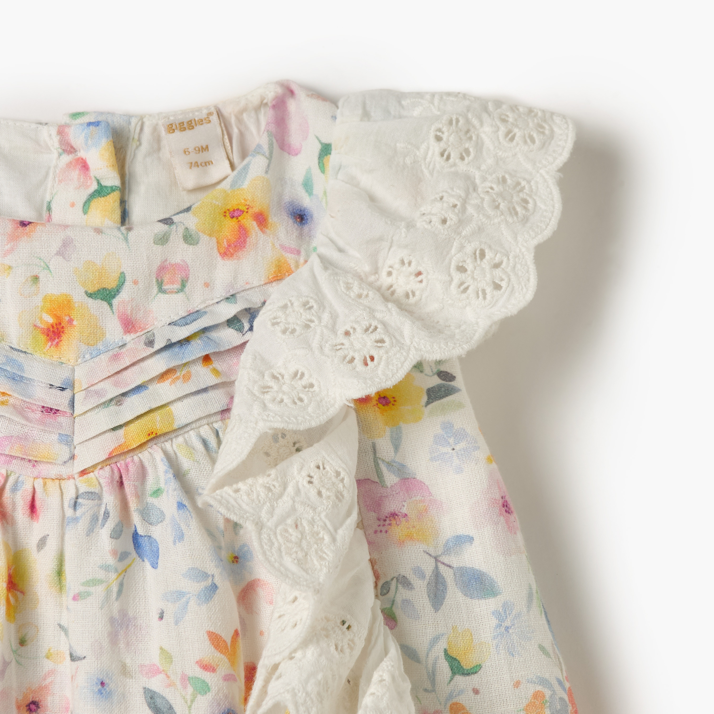 بلوزة بدون أكمام بطعبعات زهور من جيجلز-baby-girls-clothing-blousesandshirts-image-3