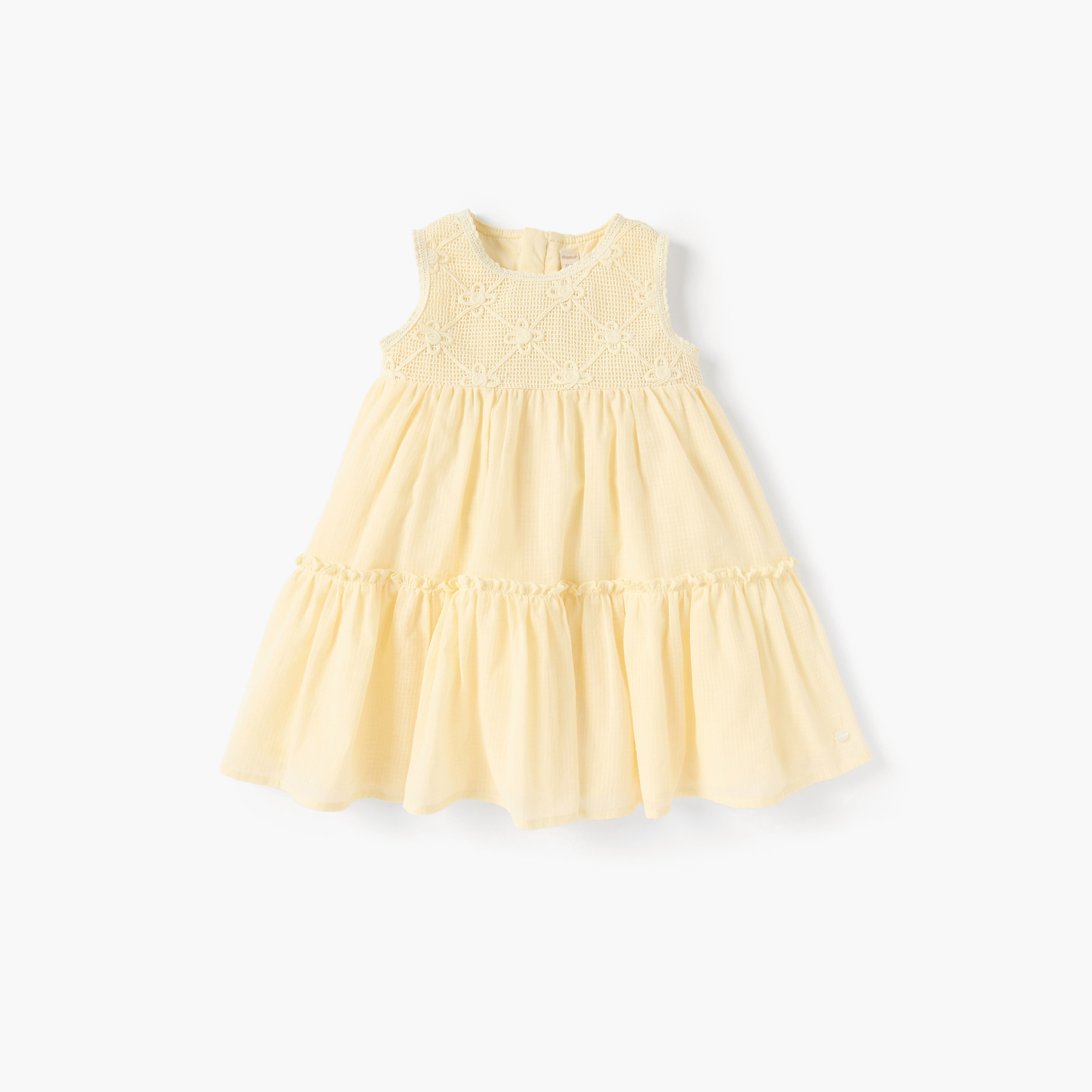 Giggles Embroidered Sleeveless Dress with Bloomers-baby-girls-clothing-dressesandjumpsuits-image-1