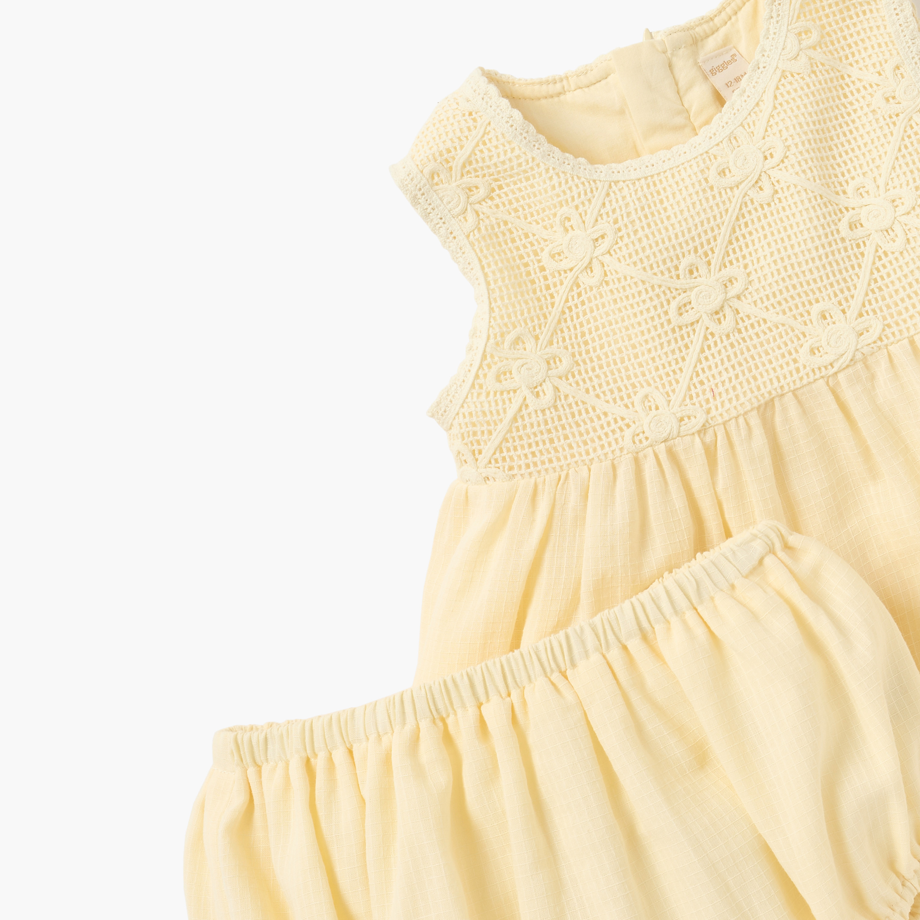 Giggles Embroidered Sleeveless Dress with Bloomers-baby-girls-clothing-dressesandjumpsuits-image-4