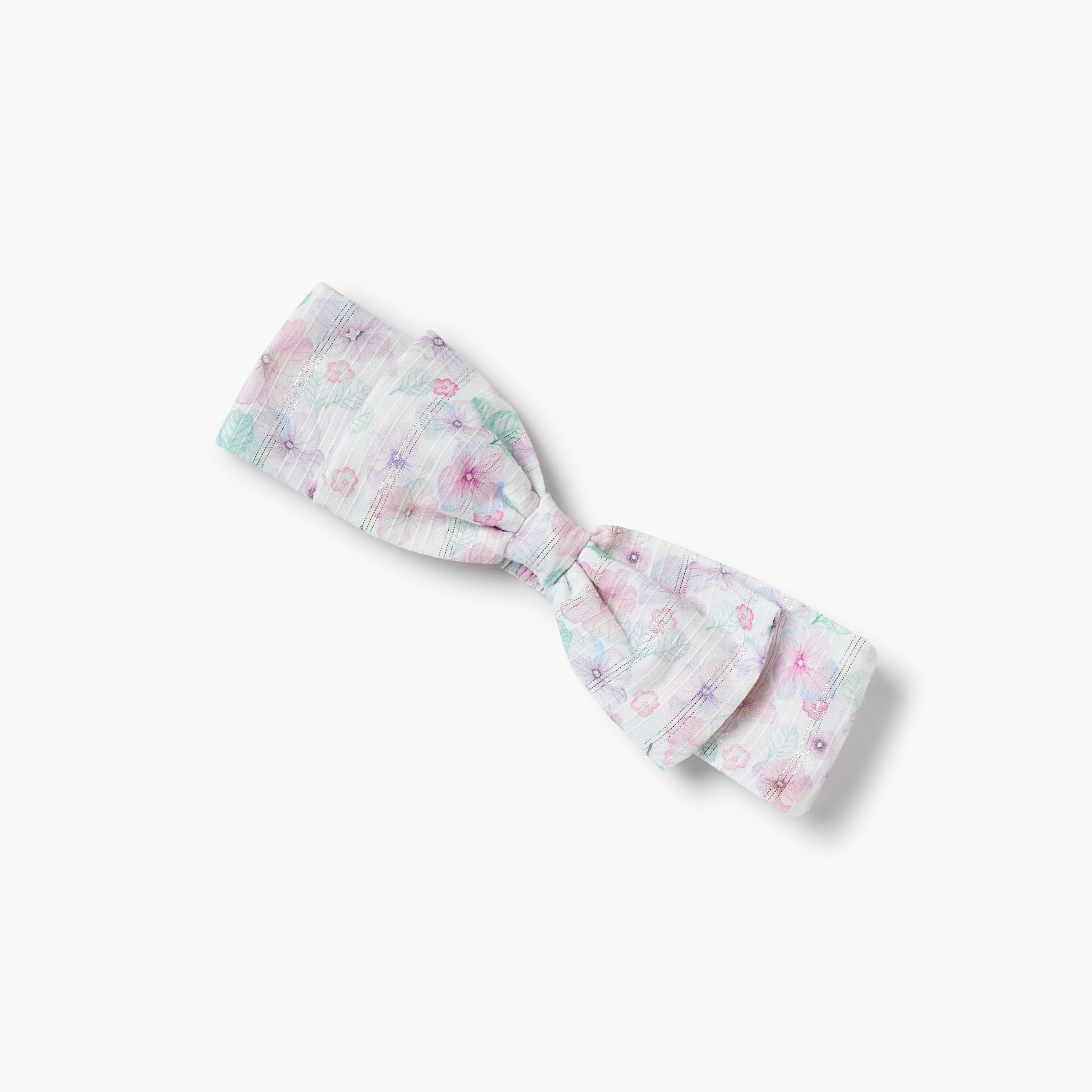 Giggles Floral Print Sleeveless Dress with Collar and Headband Set-baby-girls-clothing-dressesandjumpsuits-image-2