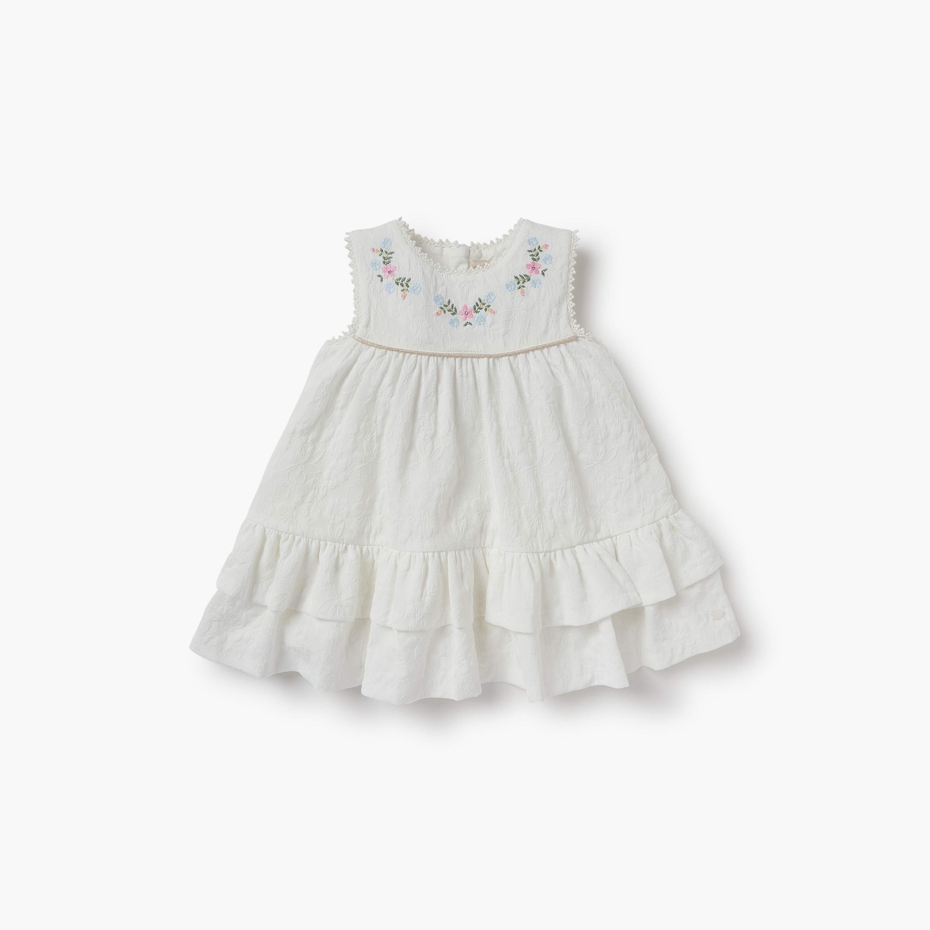 Giggles Floral Embroidered Sleeveless Dress with Bloomer-baby-girls-clothing-dressesandjumpsuits-image-2