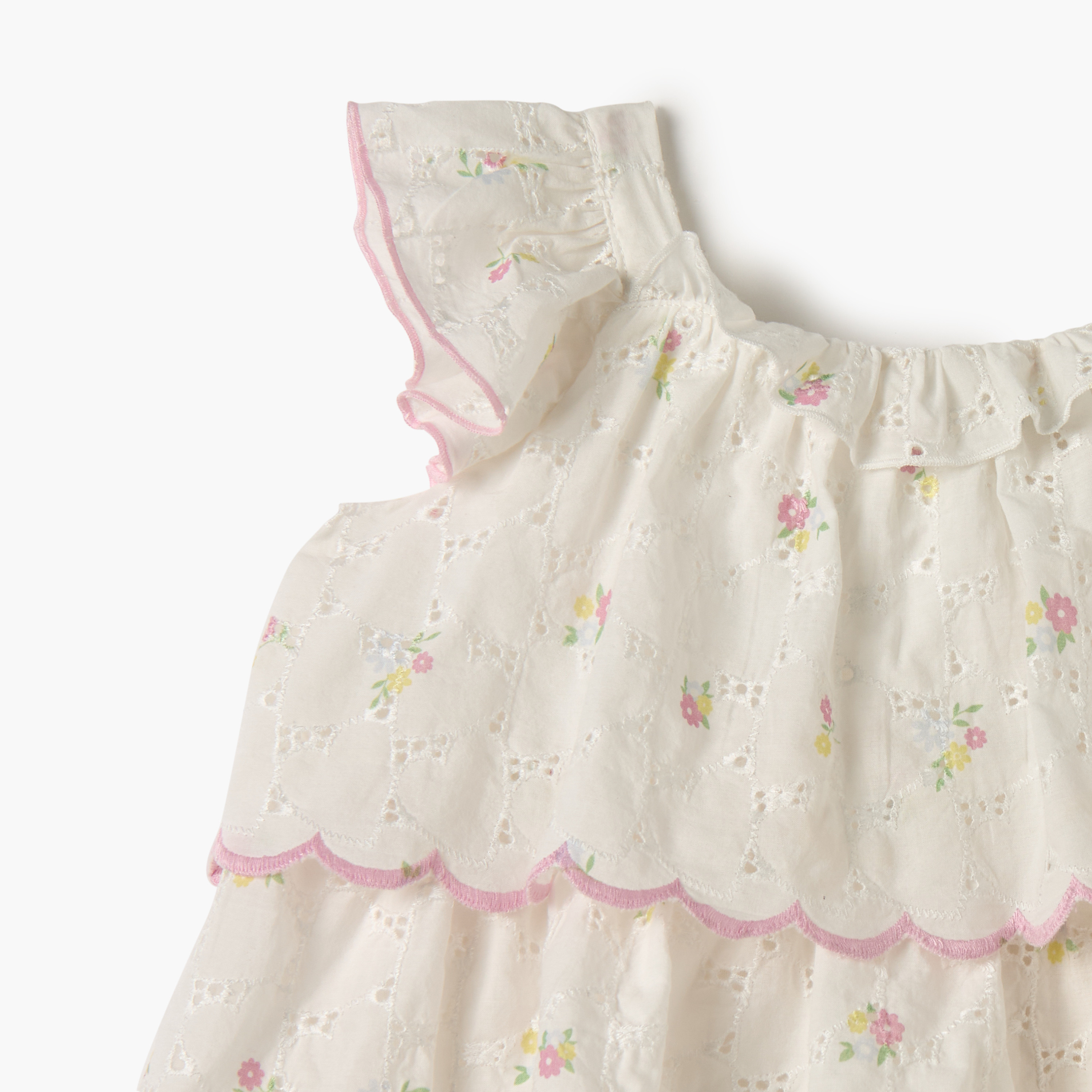 Giggles All-Over Floral Print Sleeveless Dress with Zip Closure-baby-girls-clothing-dressesandjumpsuits-image-3
