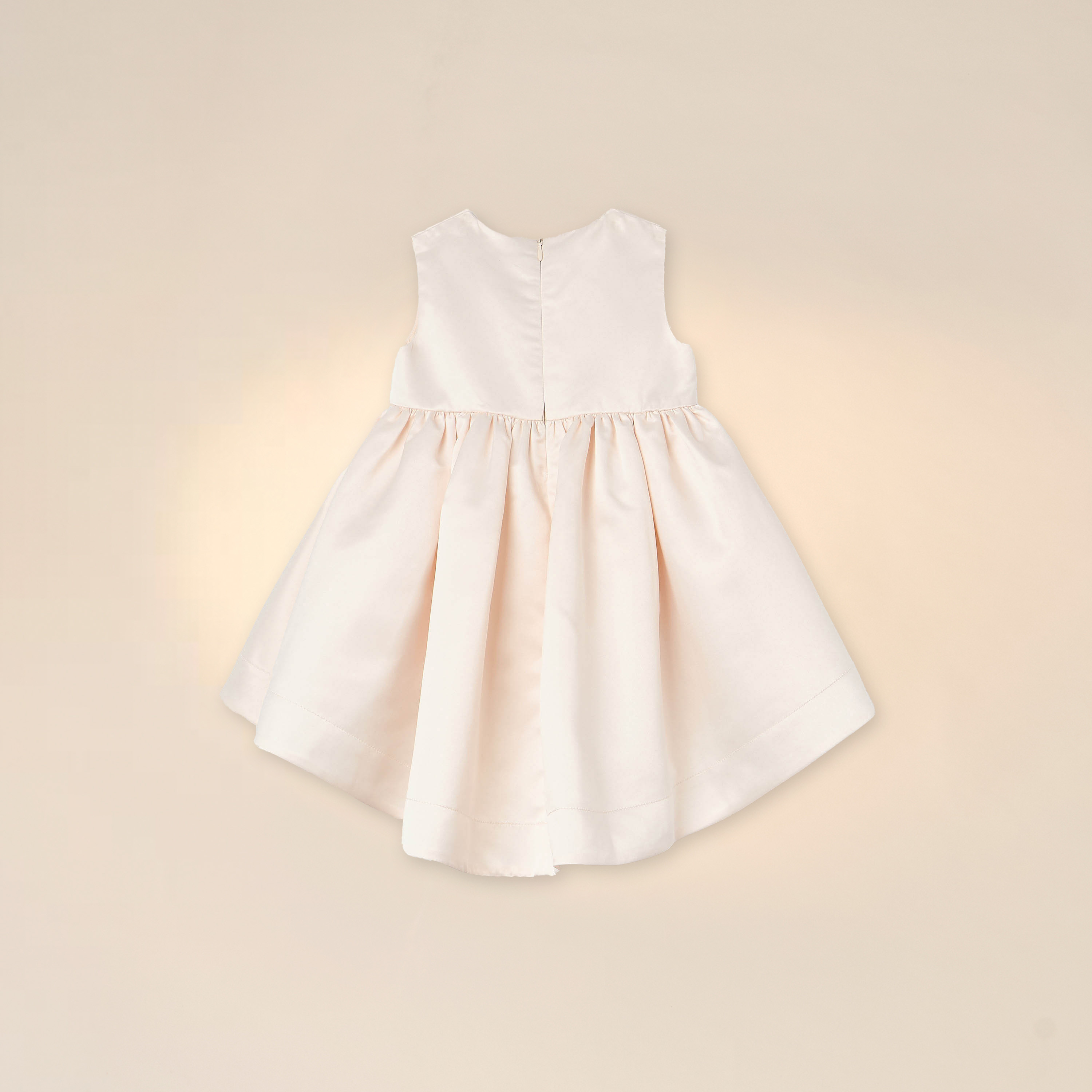 Giggle Flower Applique Sleeveless Dress with Asymmetrical Hem-baby-girls-clothing-dressesandjumpsuits-image-2